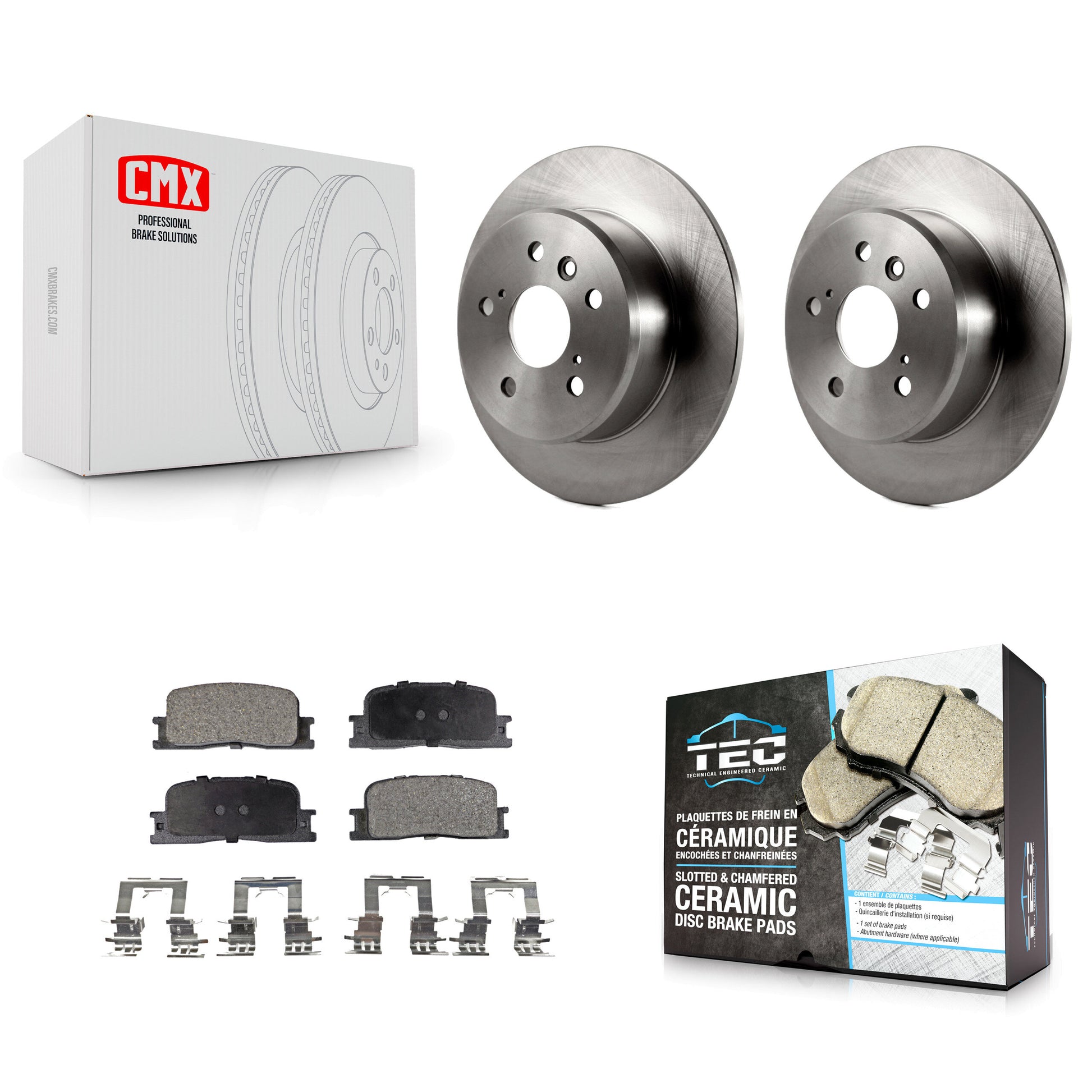 Transit Auto K8T-101827 Disc Brake Kit for 2001-2003 Toyota Highlander - Rear product image