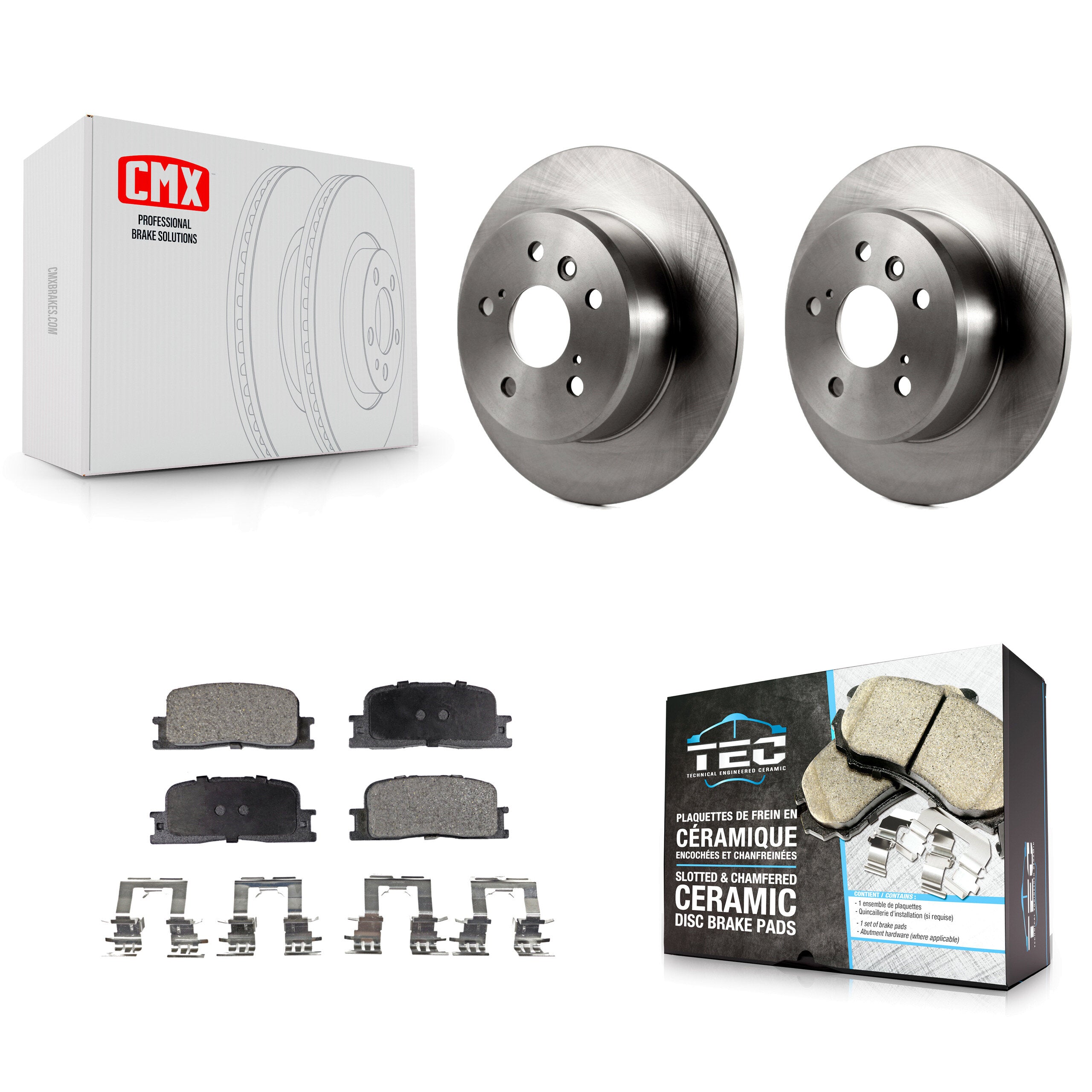 Transit Auto K8T-101827 Disc Brake Kit for 2001-2003 Toyota Highlander - Rear product image