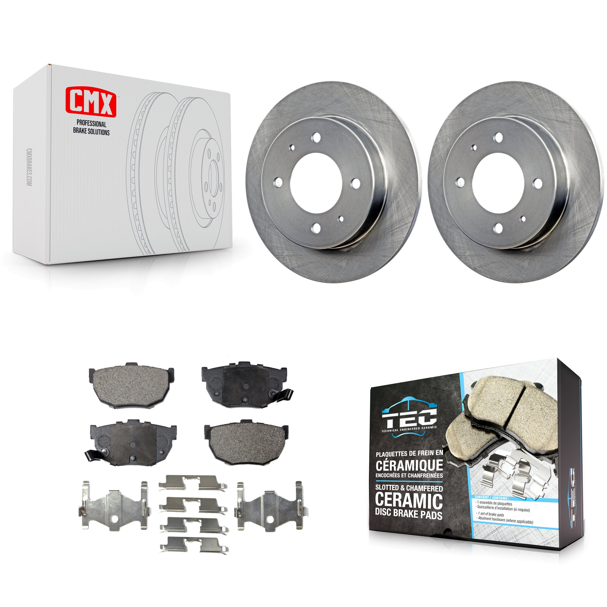 Transit Auto K8T-101832 Disc Brake Kit for 1996-2006 Hyundai Elantra, Hyundai Tiburon - Rear product image