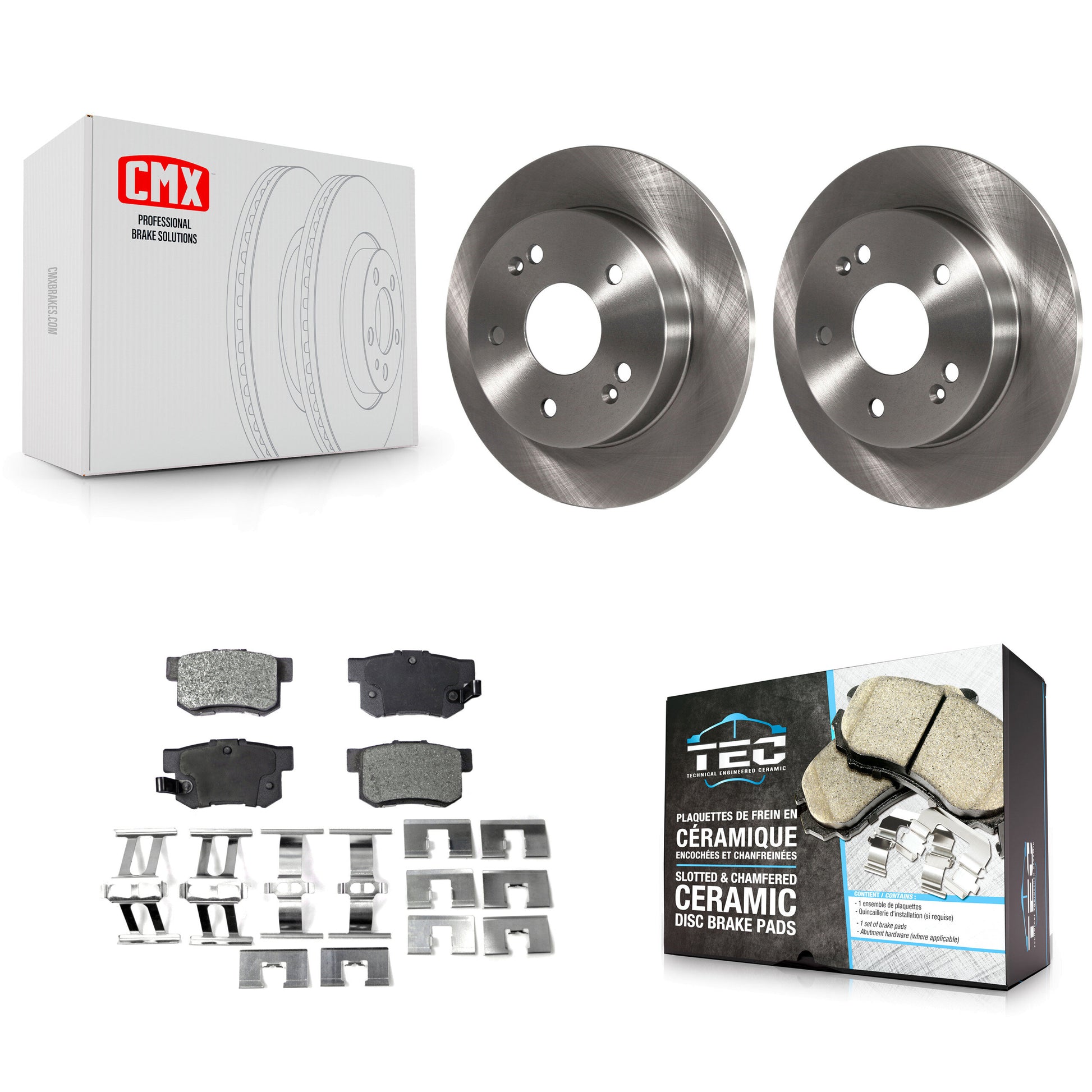 Transit Auto K8T-101833 Disc Brake Kit for 1997-2001 Honda Prelude - Rear product image