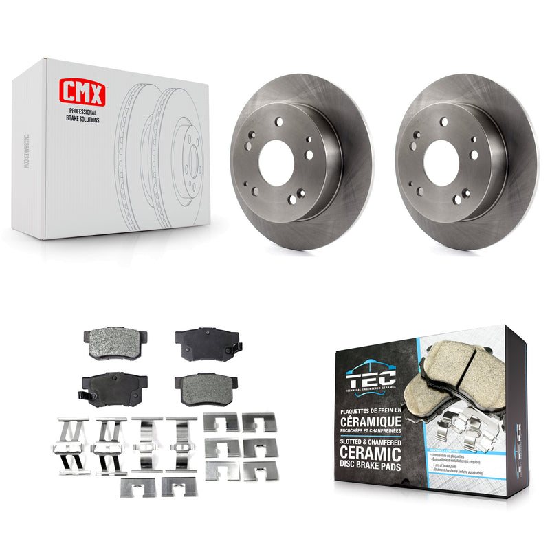 Transit Auto K8T-101835 Disc Brake Kit for 1997-2006 Honda Civic, Acura RSX, Honda Accord & more - Rear product image