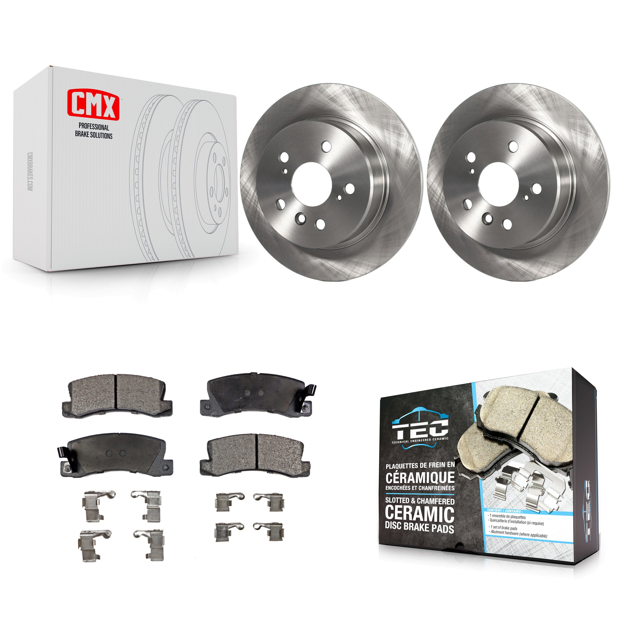 Transit Auto K8T-101844 Disc Brake Kit for 1999-2003 Lexus RX300 - Rear product image