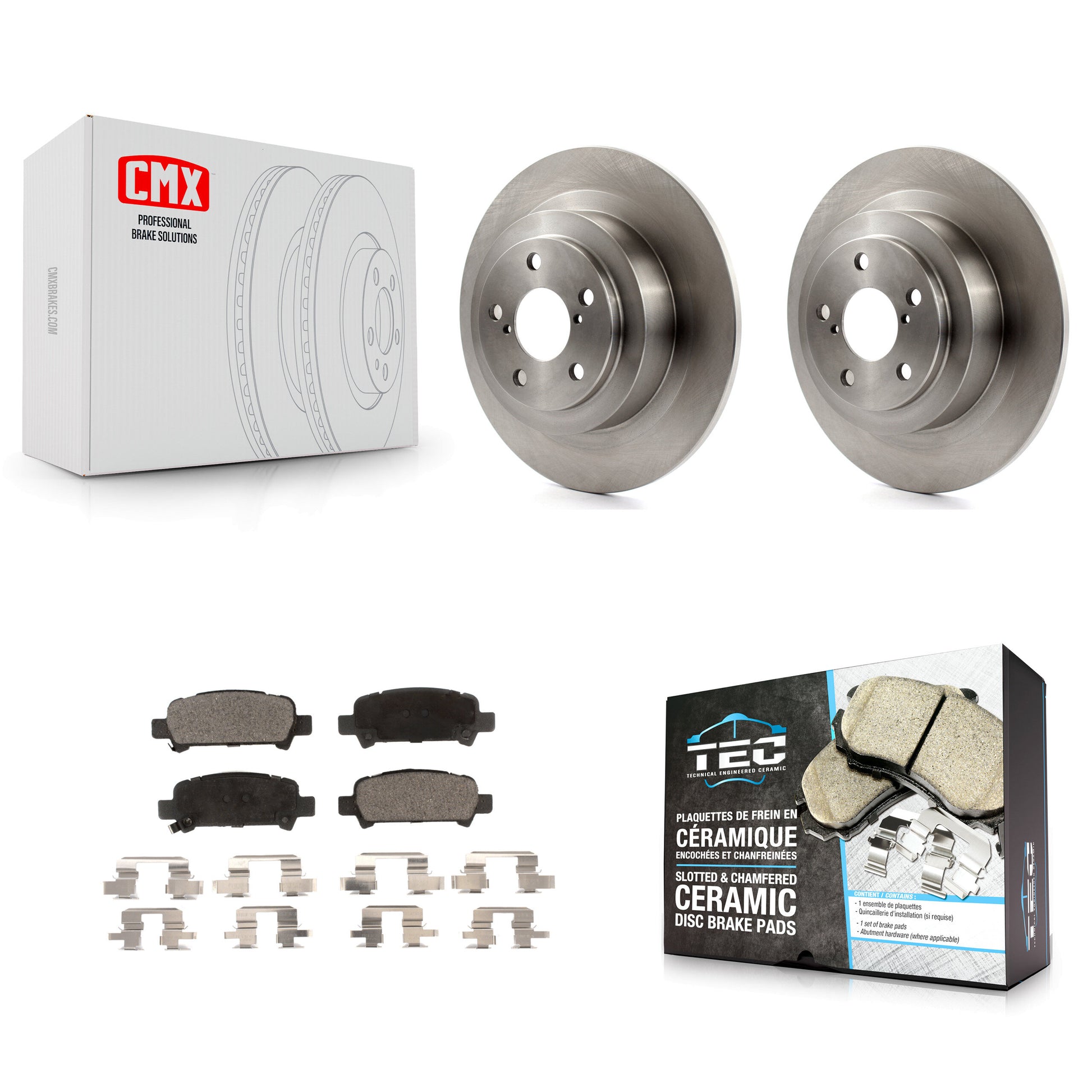 Transit Auto K8T-101851 Disc Brake Kit for 2000-2006 Subaru Baja, Subaru Legacy, Subaru Outback - Rear product image