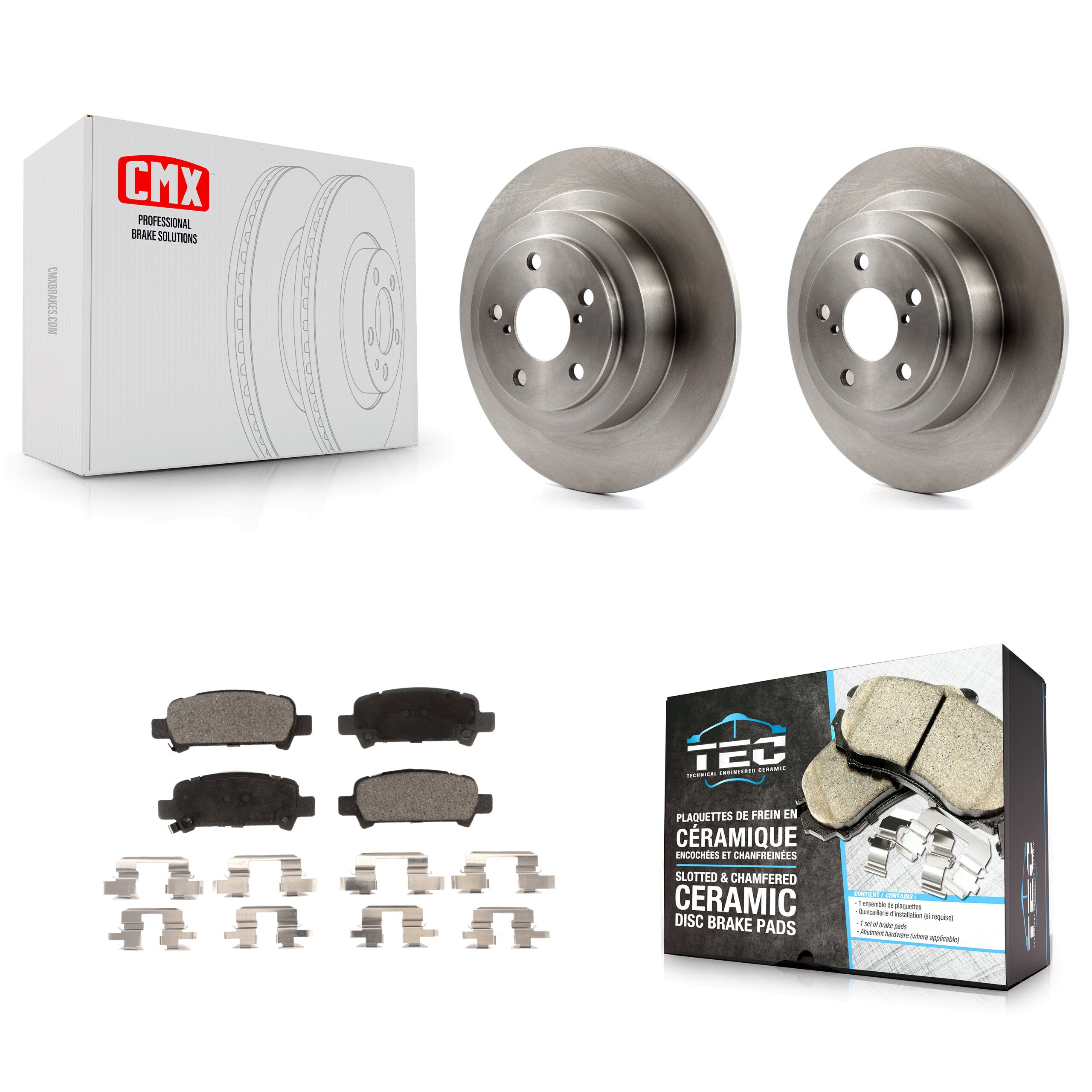 Transit Auto K8T-101851 Disc Brake Kit for 2000-2006 Subaru Baja, Subaru Legacy, Subaru Outback - Rear product image