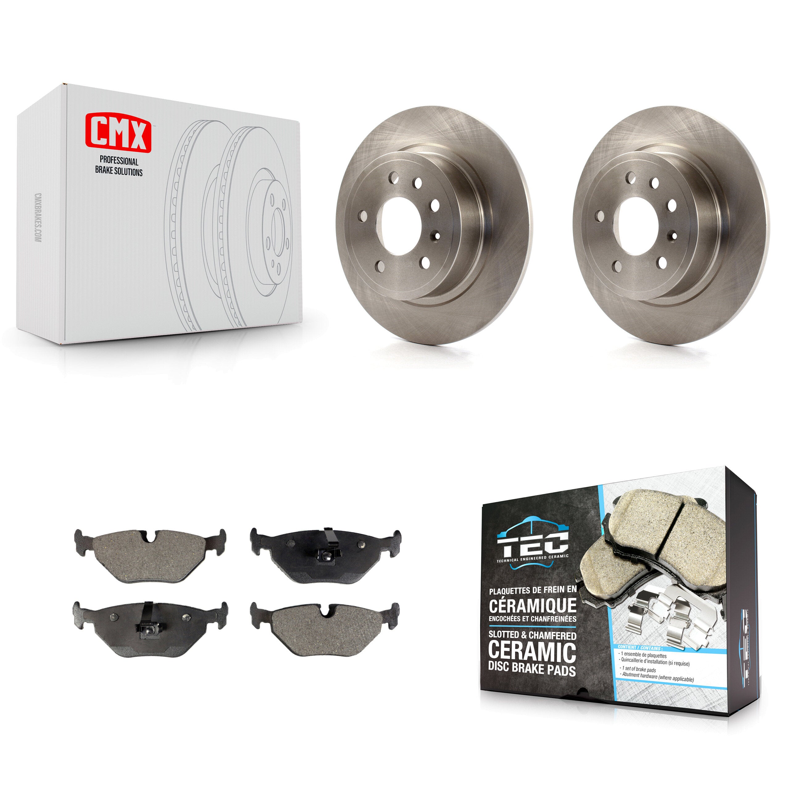 Transit Auto K8T-101867 Disc Brake Kit for 1999-2009 Saab 9-5 - Rear product image