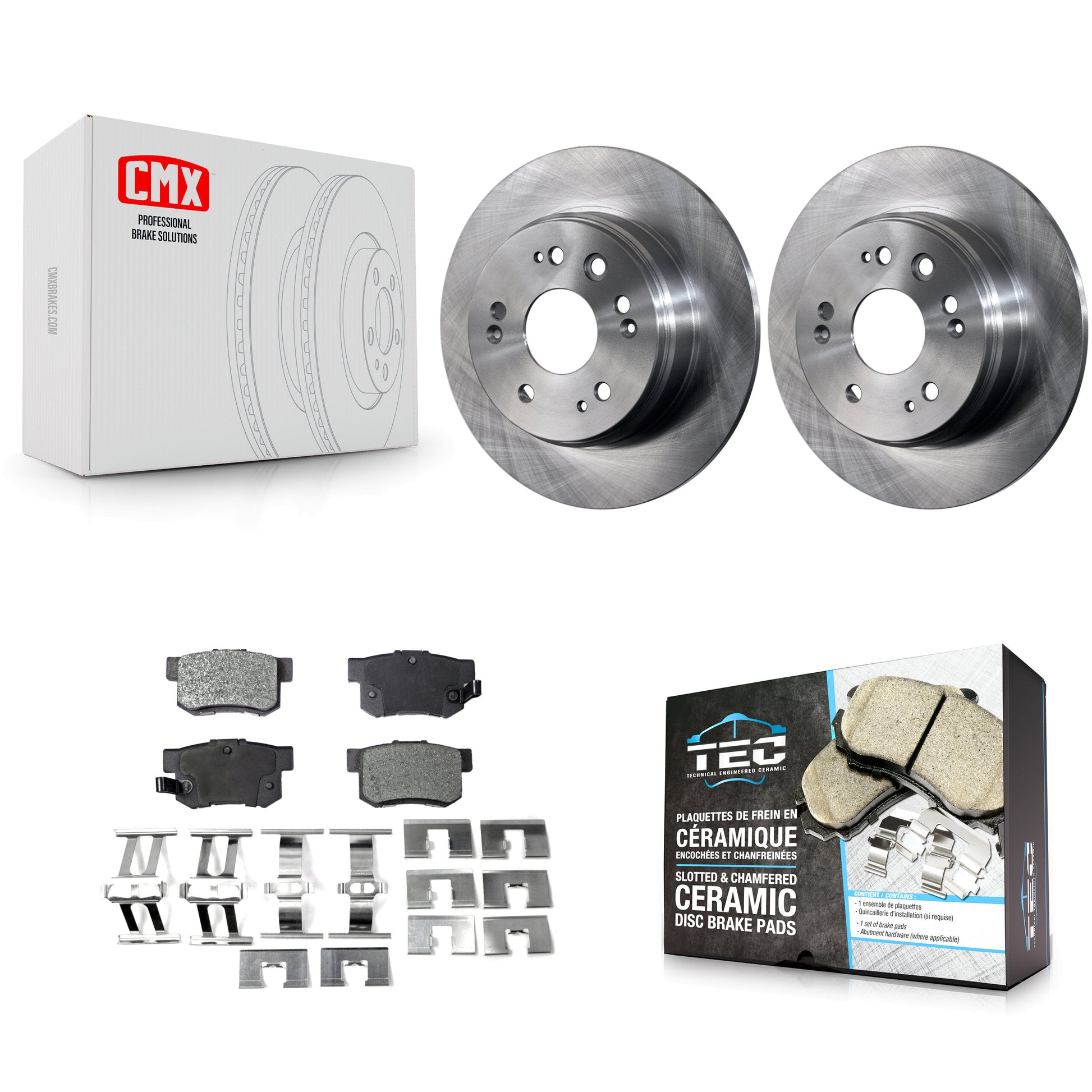 Transit Auto K8T-101869 Disc Brake Kit for 2002-2004 Honda CR-V - Rear product image
