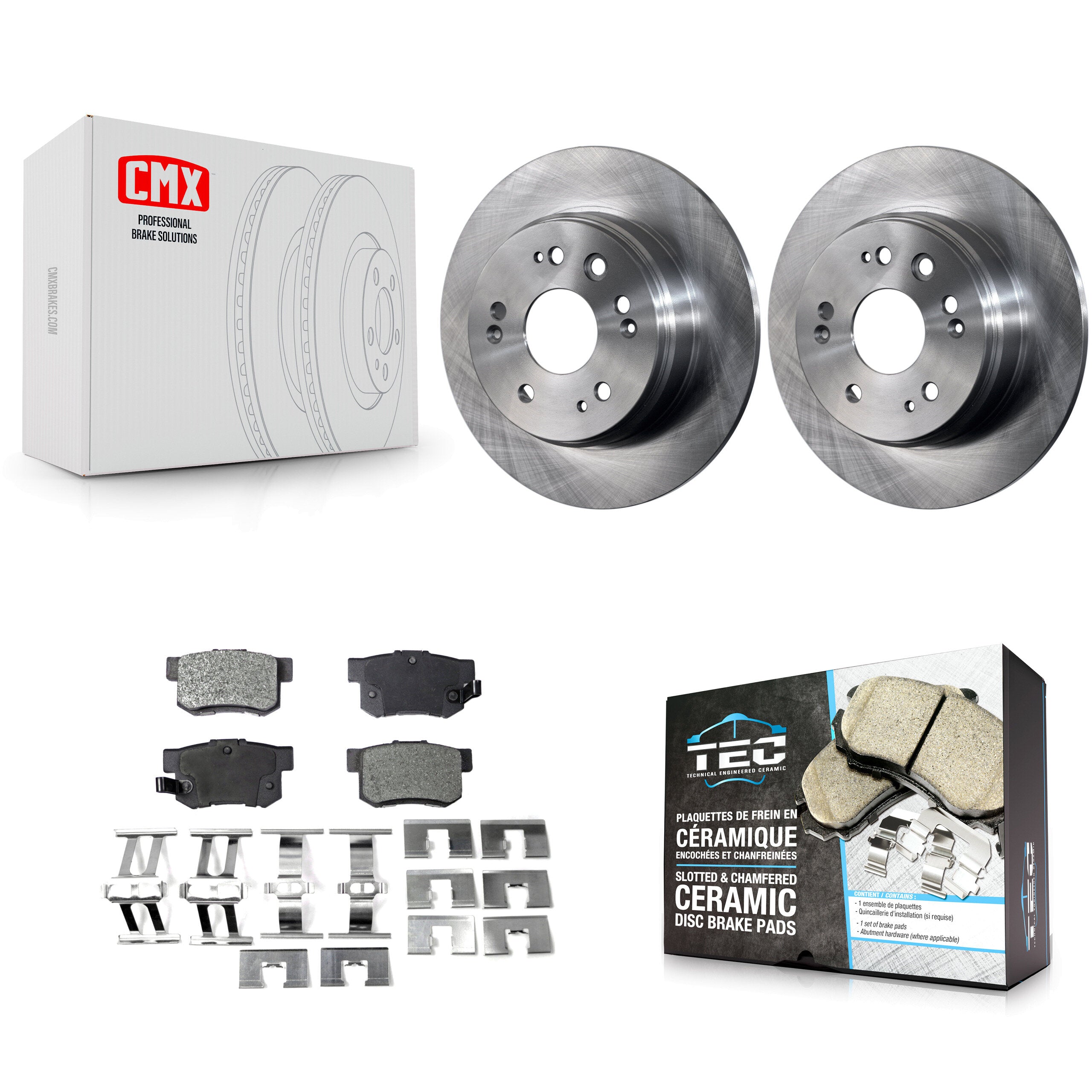Transit Auto K8T-101869 Disc Brake Kit for 2002-2004 Honda CR-V - Rear product image