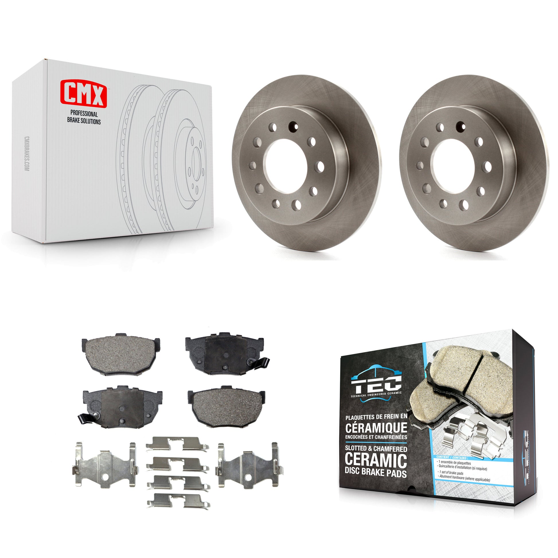 Transit Auto K8T-101872 Disc Brake Kit for 2003-2008 Hyundai Tiburon - Rear product image