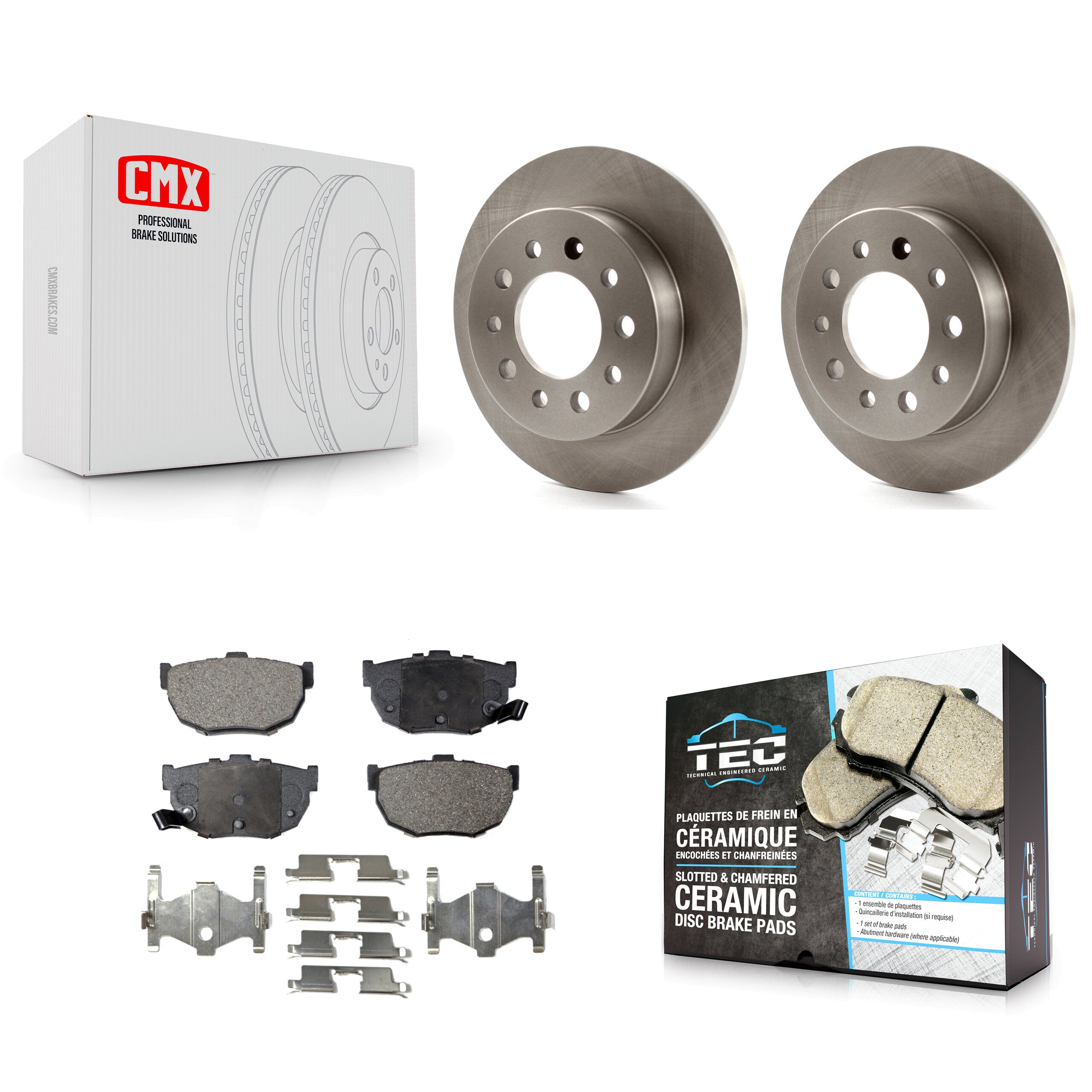 Transit Auto K8T-101872 Disc Brake Kit for 2003-2008 Hyundai Tiburon - Rear product image