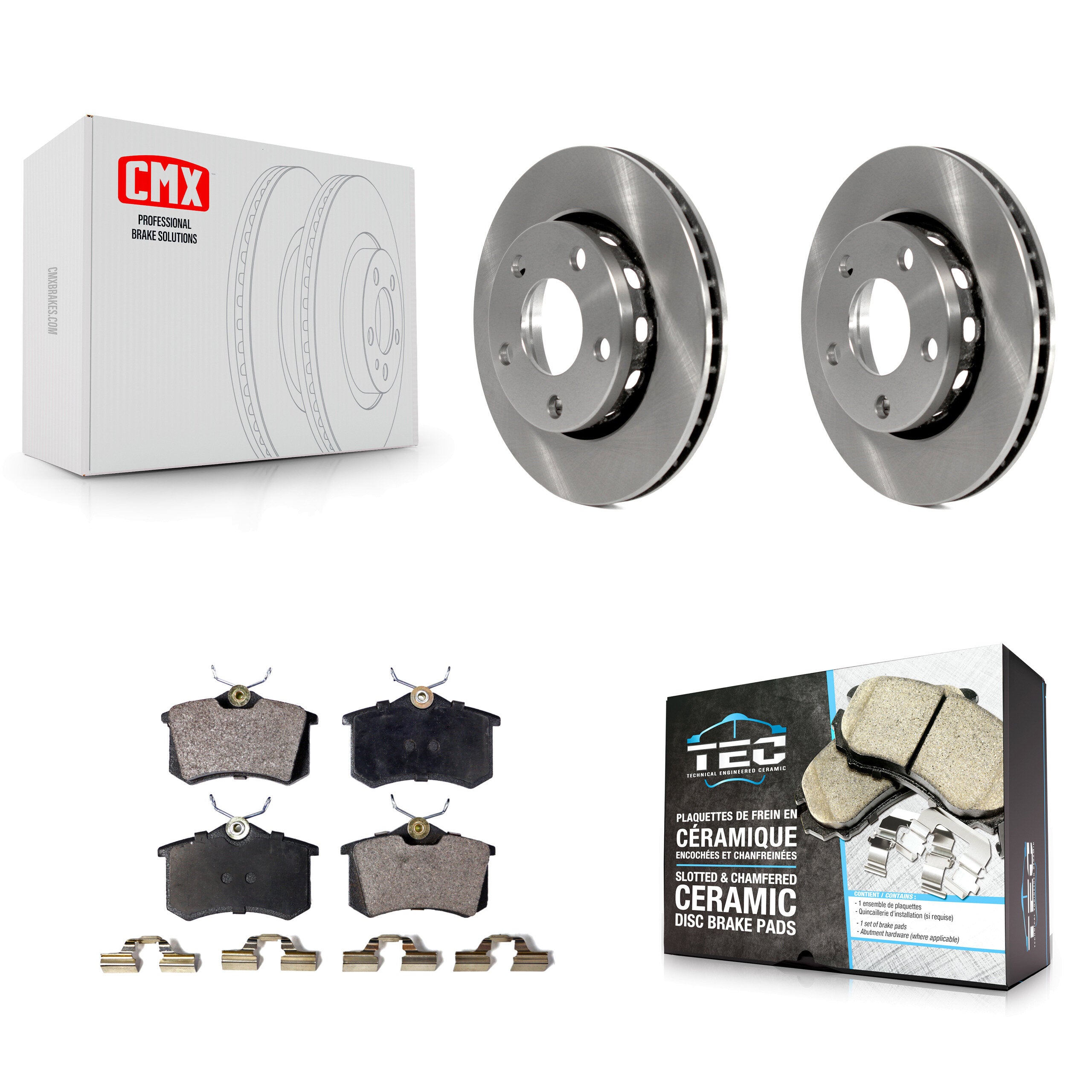 Transit Auto K8T-101882 Disc Brake Kit for 2000-2001 Audi S4 - Rear product image