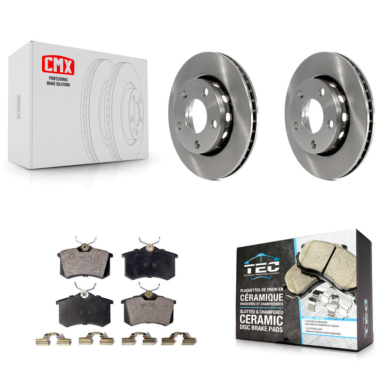 Transit Auto K8T-101882 Disc Brake Kit for 2000-2001 Audi S4 - Rear product image