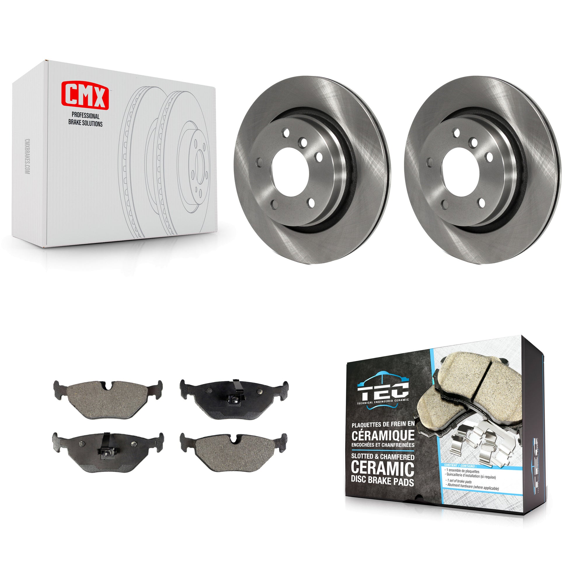 Transit Auto K8T-101885 Disc Brake Kit for 1996-2006 BMW 325Ci, BMW 325i, BMW 323Ci & more - Rear product image