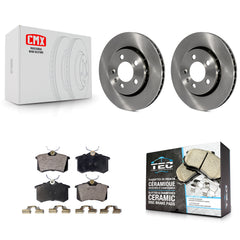 Transit Auto K8T-101887 Disc Brake Kit for 2000-2006 Volkswagen Jetta, Volkswagen R32, Volkswagen Golf & more - Rear product image