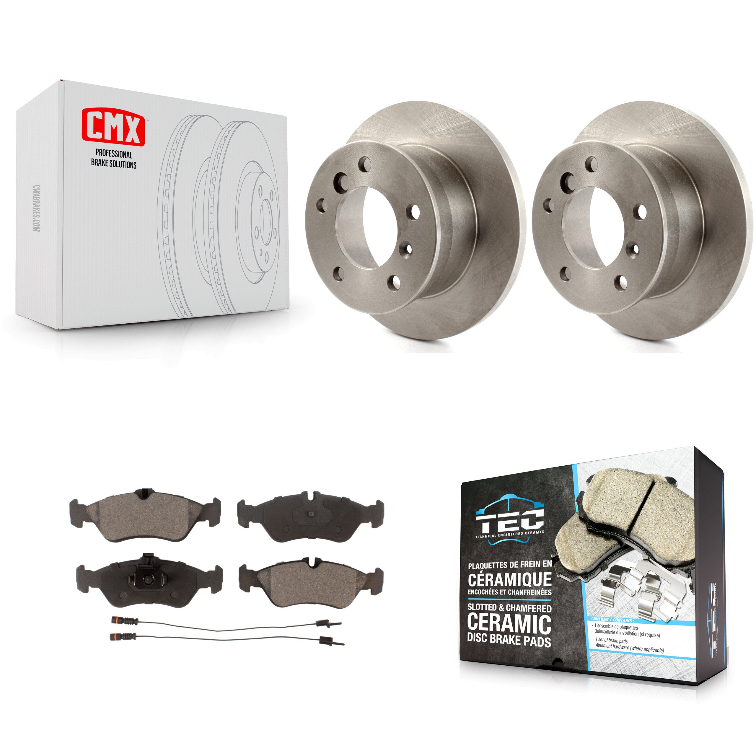 Transit Auto K8T-101892 Disc Brake Kit for 2002-2006 Freightliner Sprinter 3500 - Rear product image