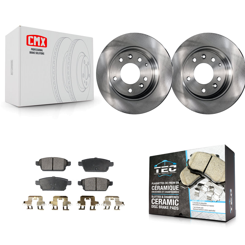 Transit Auto K8T-101894 Disc Brake Kit for 2006-2013 Mazda 6, Lincoln MKZ, Ford Fusion & more - Rear product image