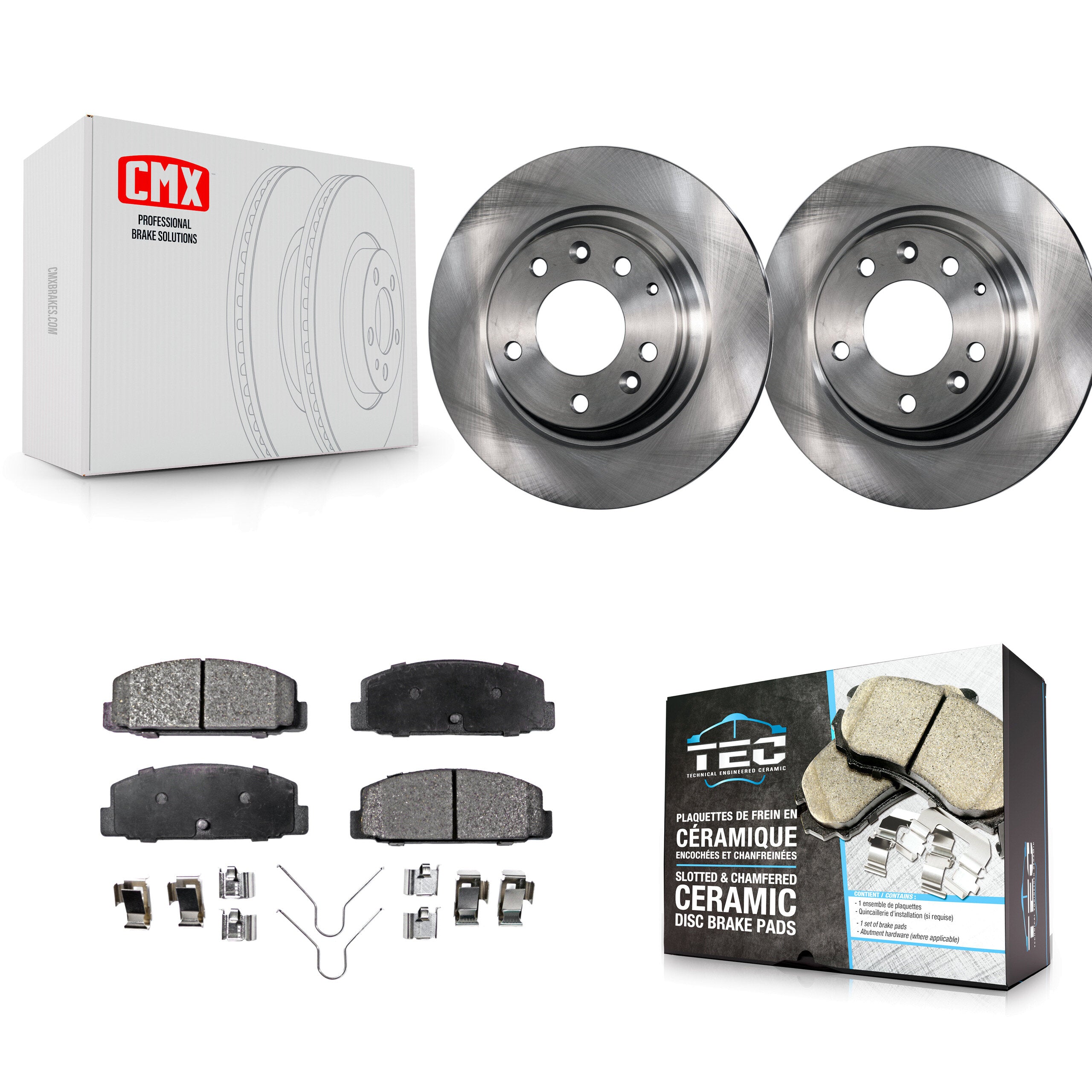 Transit Auto K8T-101895 Disc Brake Kit for 2003-2005 Mazda 6, Mazda Protege - Rear product image