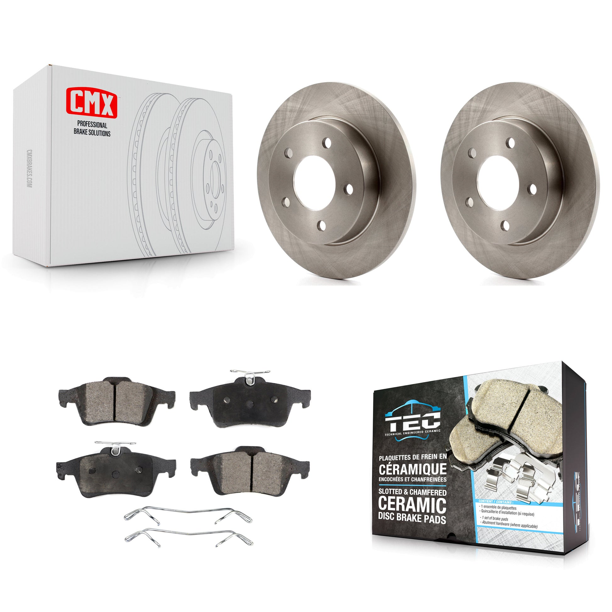 Transit Auto K8T-101912 Disc Brake Kit for 2006-2013 Mazda 3 Sport, Mazda 3 - Rear product image