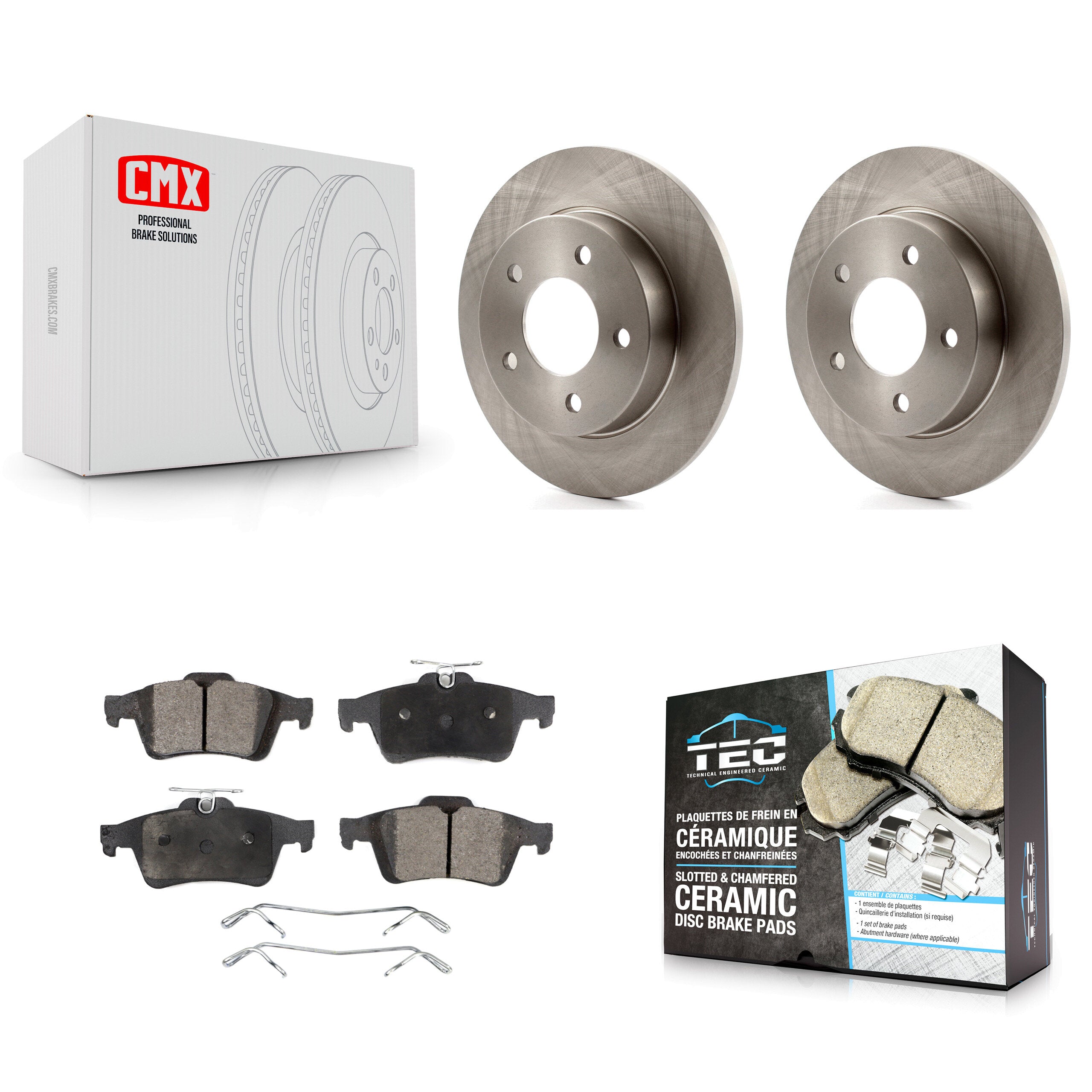 Transit Auto K8T-101912 Disc Brake Kit for 2006-2013 Mazda 3 Sport, Mazda 3 - Rear product image