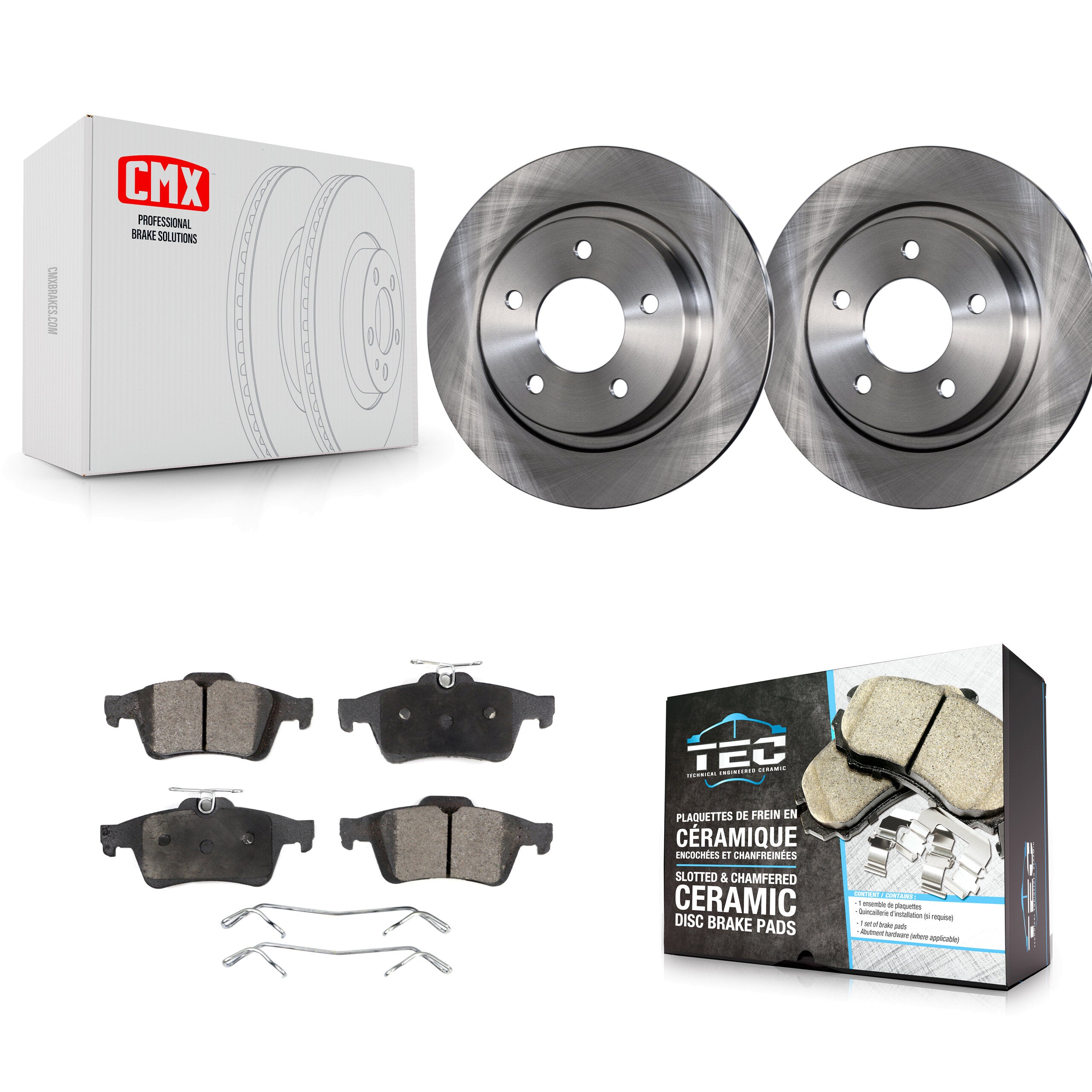 Transit Auto K8T-101914 Disc Brake Kit for 2004-2013 Mazda 3 Sport, Mazda 3 - Rear product image
