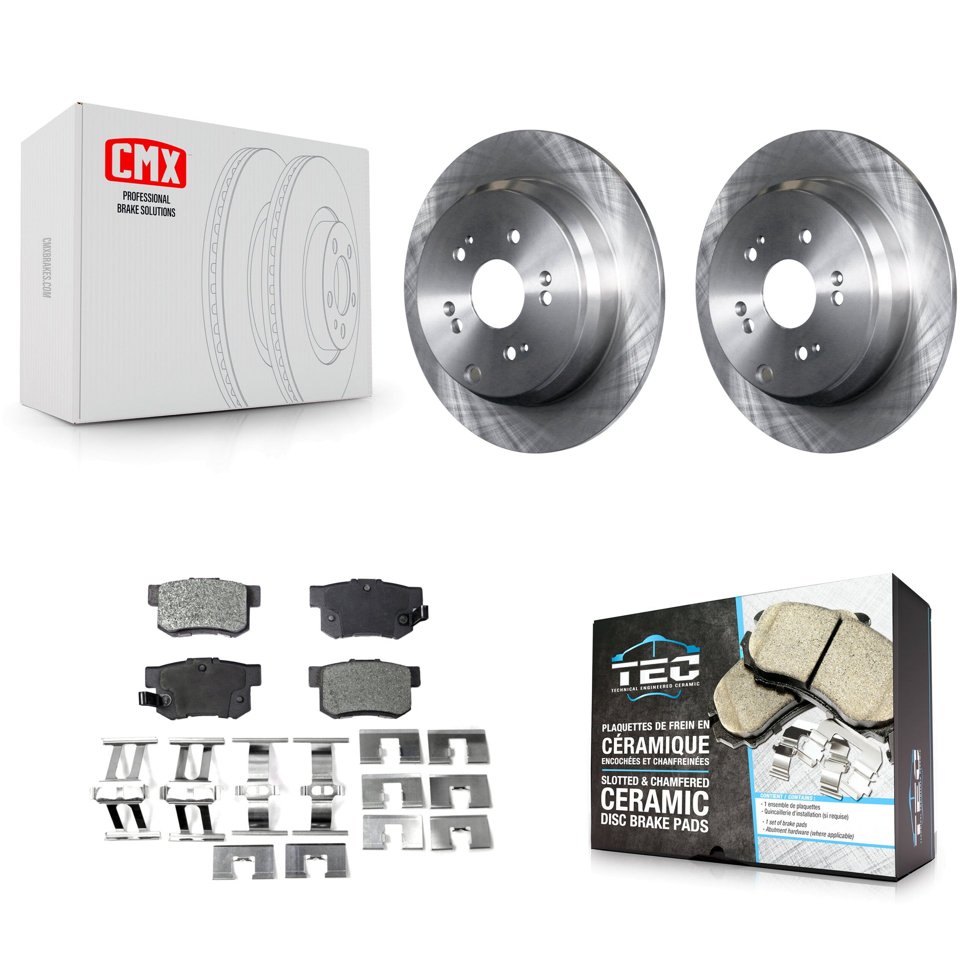 Transit Auto K8T-101917 Disc Brake Kit for 2007-2012 Acura RDX - Rear product image