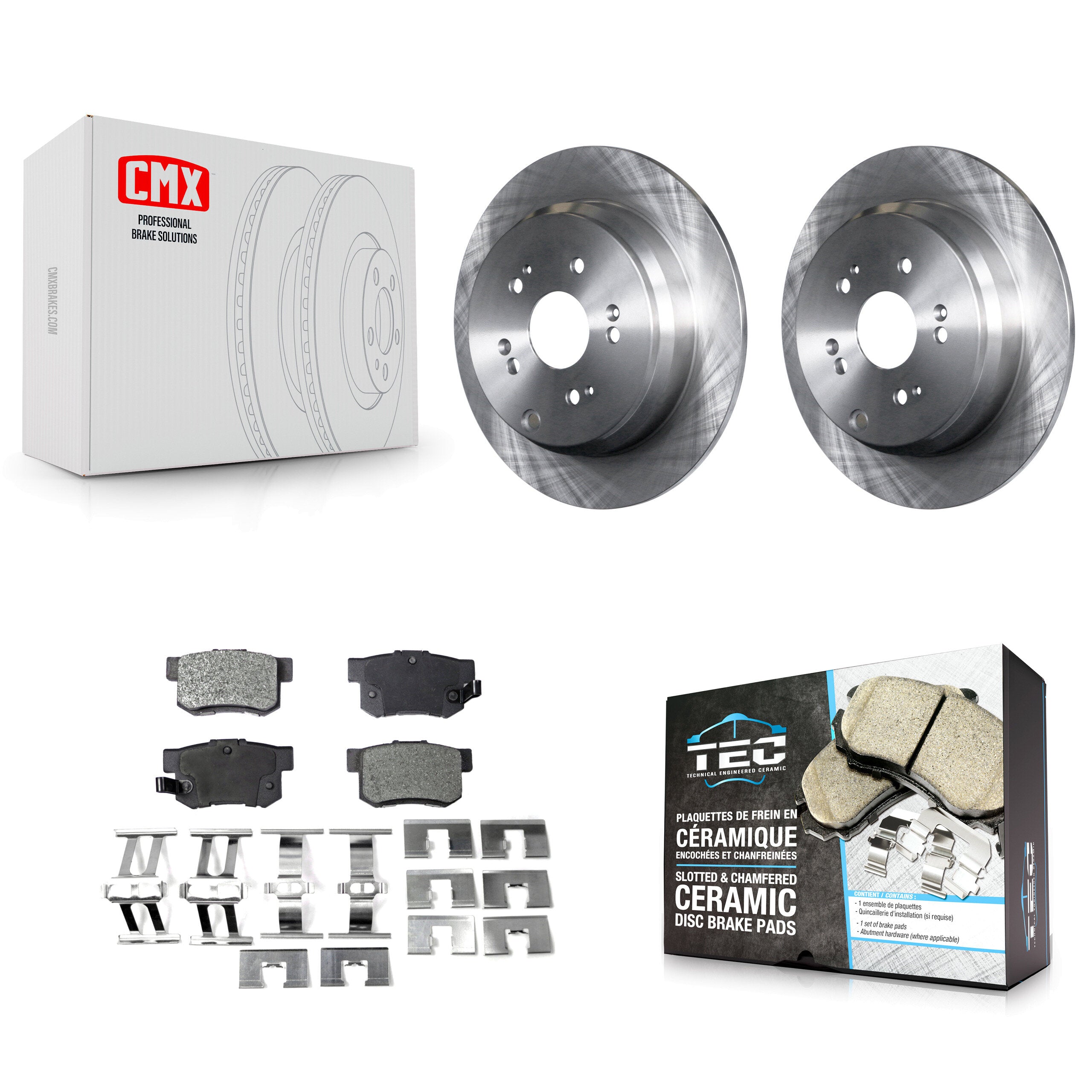 Transit Auto K8T-101917 Disc Brake Kit for 2007-2012 Acura RDX - Rear product image