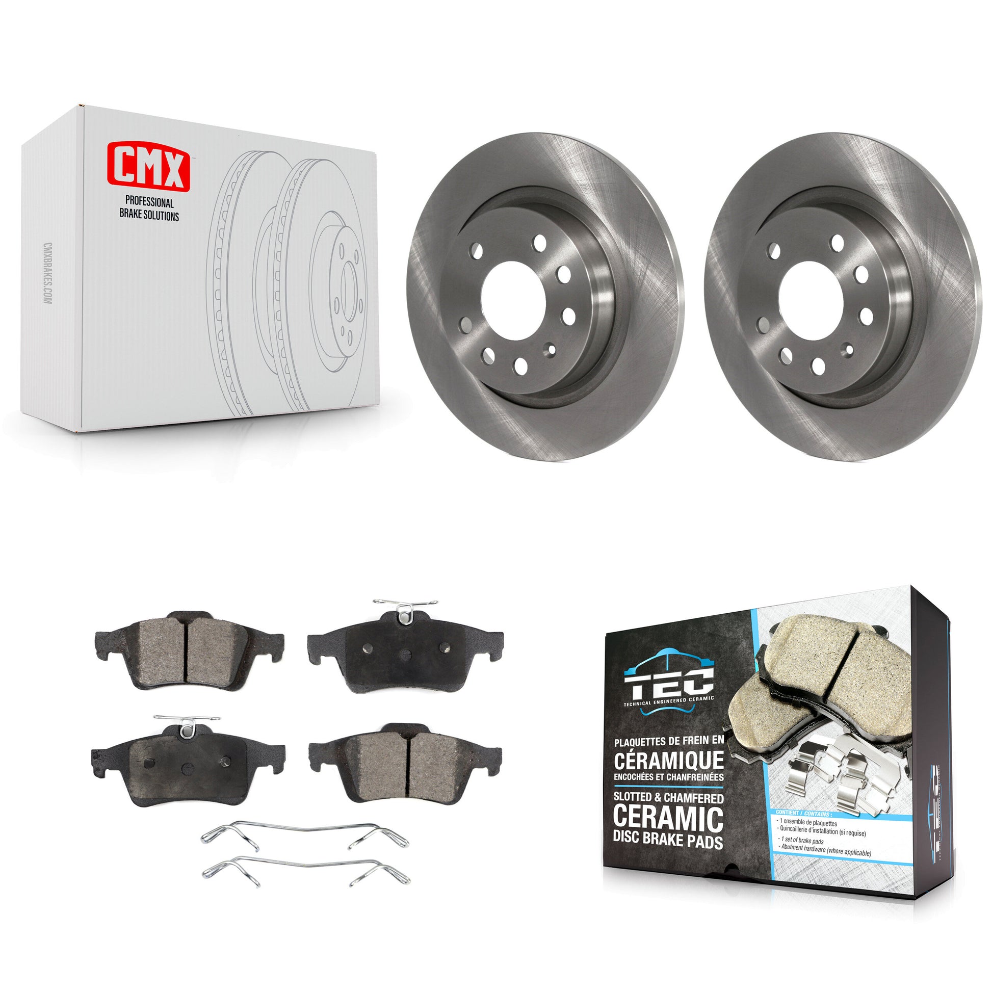 Transit Auto K8T-101923 Disc Brake Kit for 2004-2011 Saab 9-3X, Saab 9-3 - Rear product image
