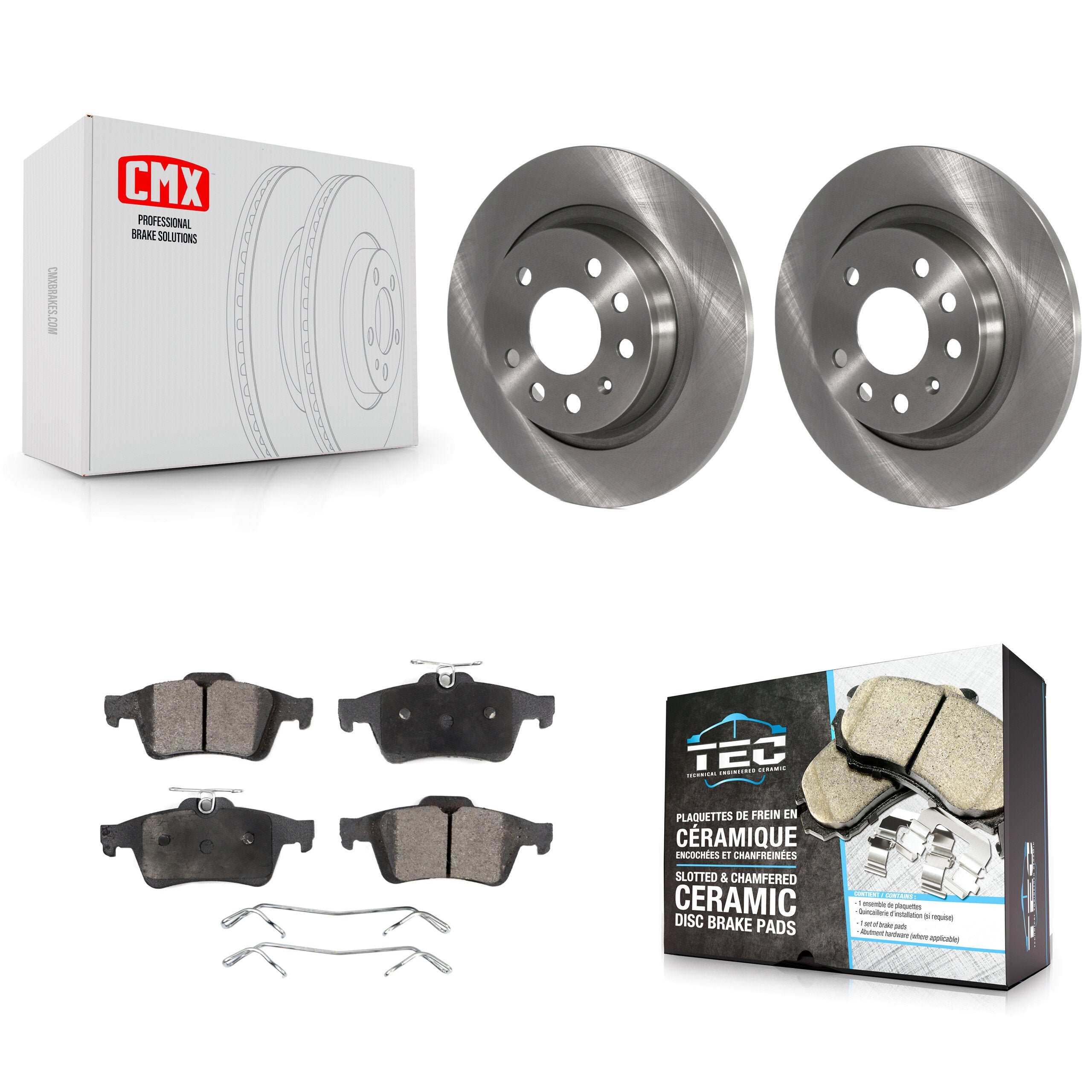 Transit Auto K8T-101923 Disc Brake Kit for 2004-2011 Saab 9-3X, Saab 9-3 - Rear product image