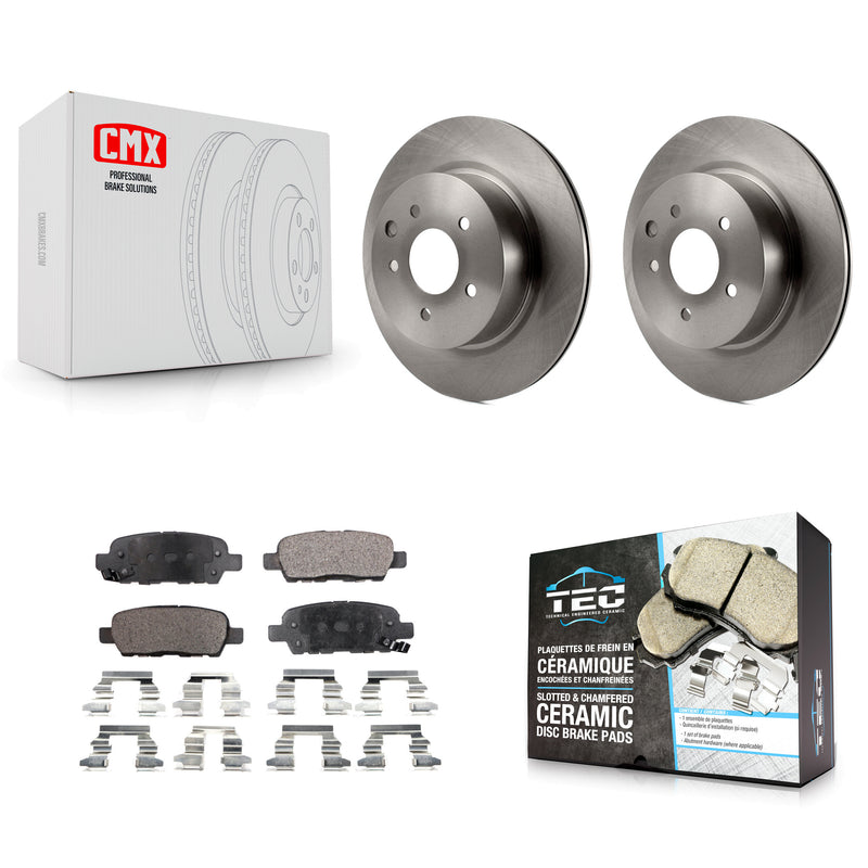 Transit Auto K8T-101925 Disc Brake Kit for 2005-2022 Nissan Maxima, INFINITI Q40, INFINITI QX50 & more - Rear product image