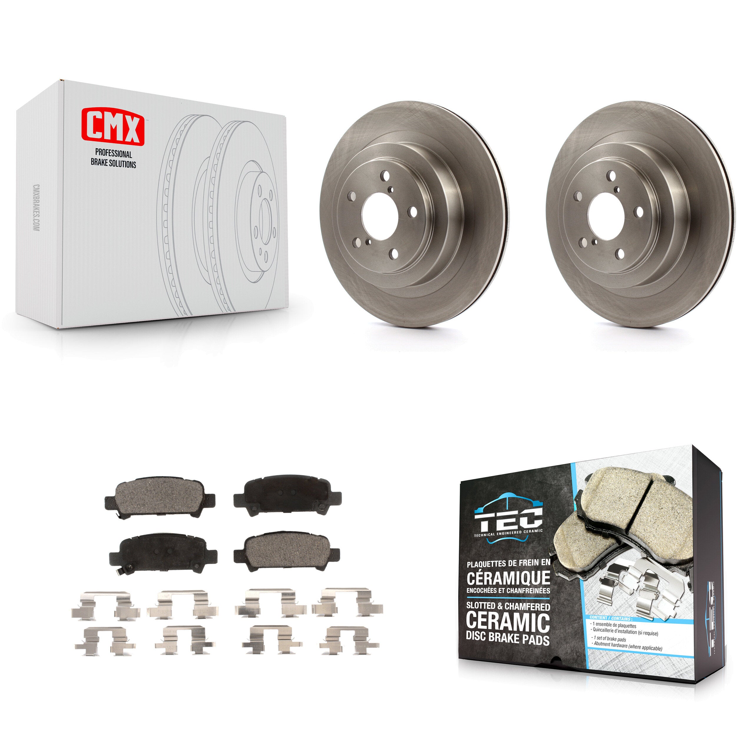 Transit Auto K8T-101930 Disc Brake Kit for 2005-2009 Subaru Legacy - Rear product image