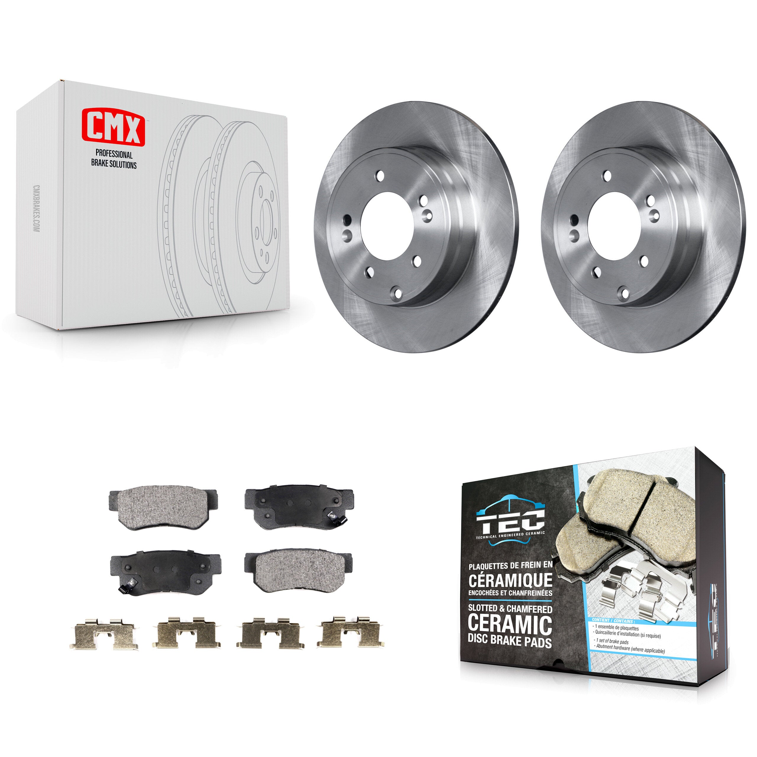 Transit Auto K8T-101949 Disc Brake Kit for 2006-2008 Hyundai Sonata - Rear product image