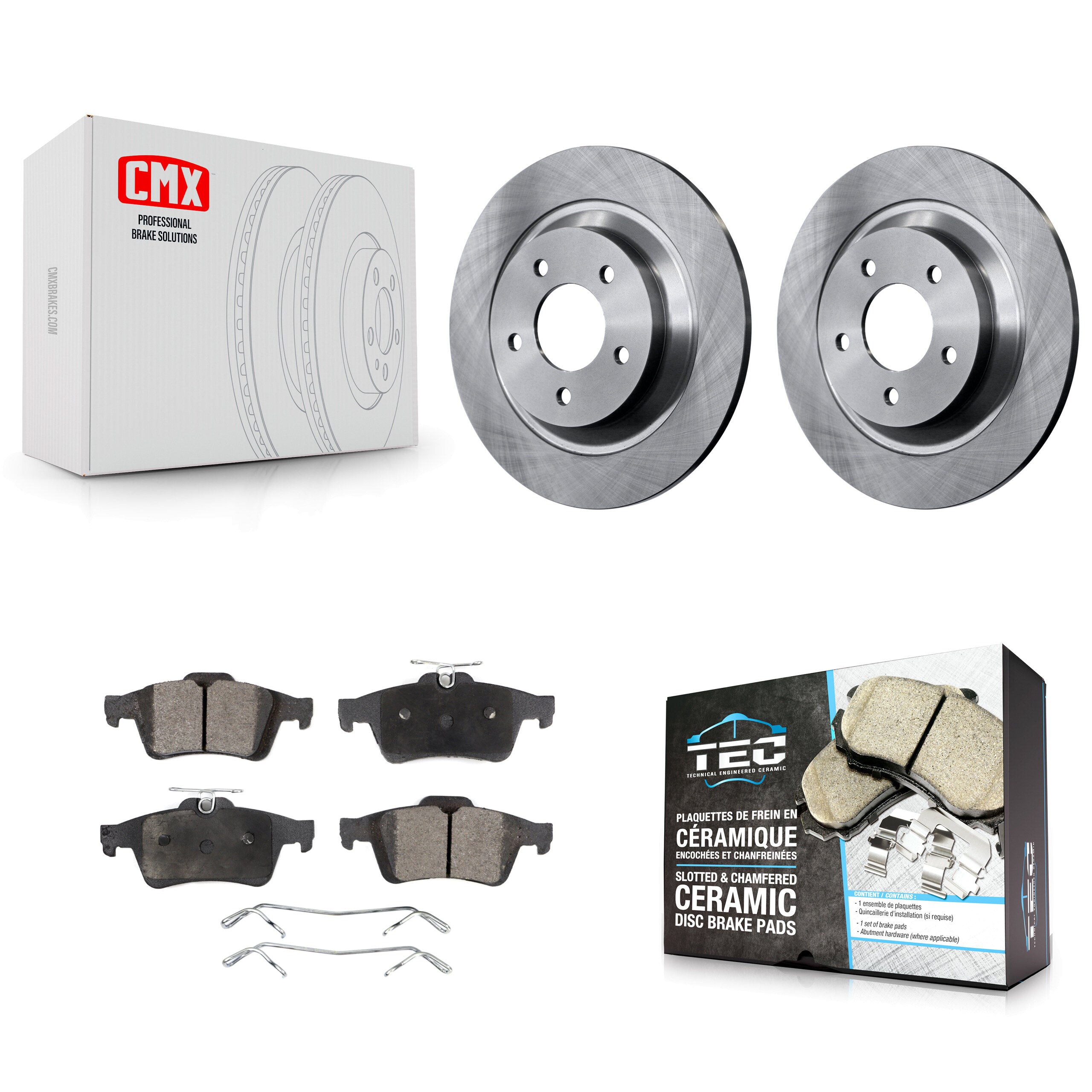 Transit Auto K8T-101961 Disc Brake Kit for 2006-2017 Mazda 5 - Rear product image