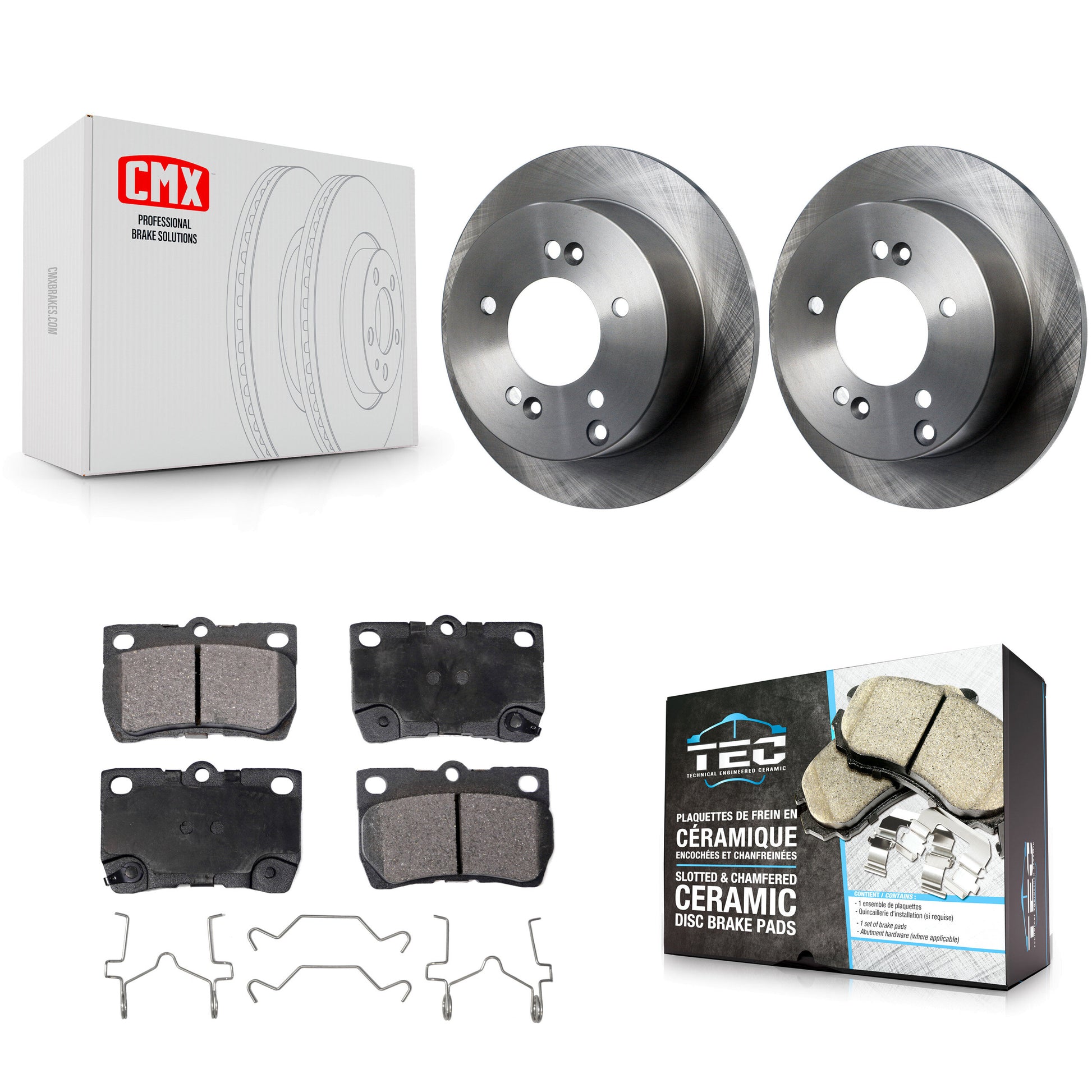 Transit Auto K8T-101969 Disc Brake Kit for 2006-2013 Lexus IS250 - Rear product image