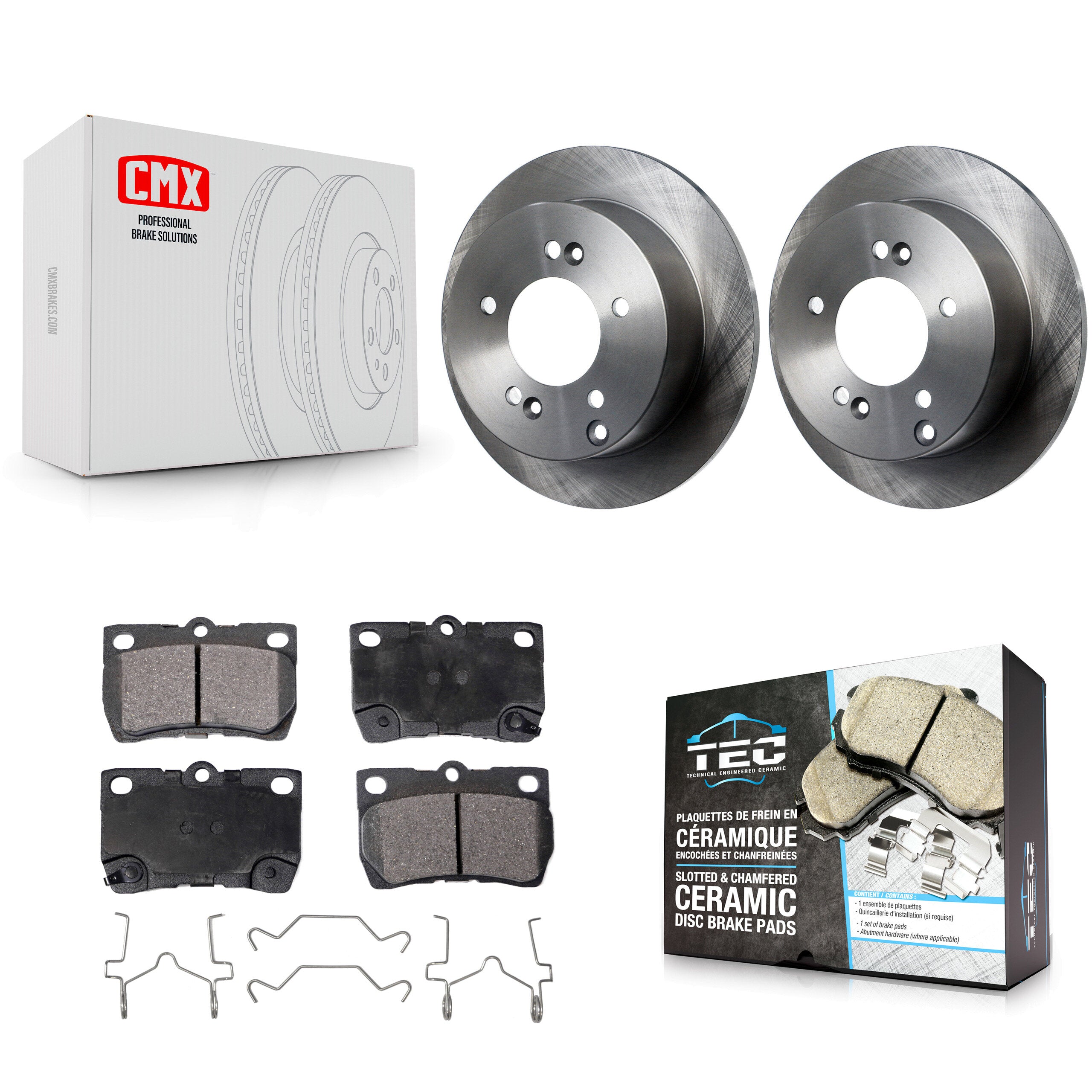 Transit Auto K8T-101969 Disc Brake Kit for 2006-2013 Lexus IS250 - Rear product image