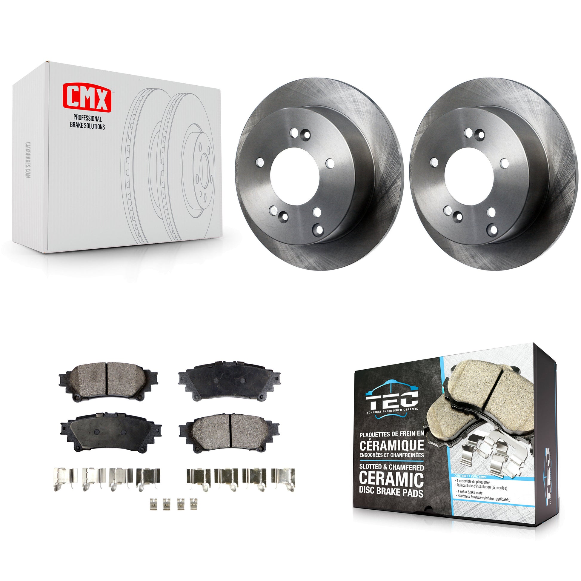 Transit Auto K8T-101970 Disc Brake Kit for 2014-2015 Lexus IS250 - Rear product image