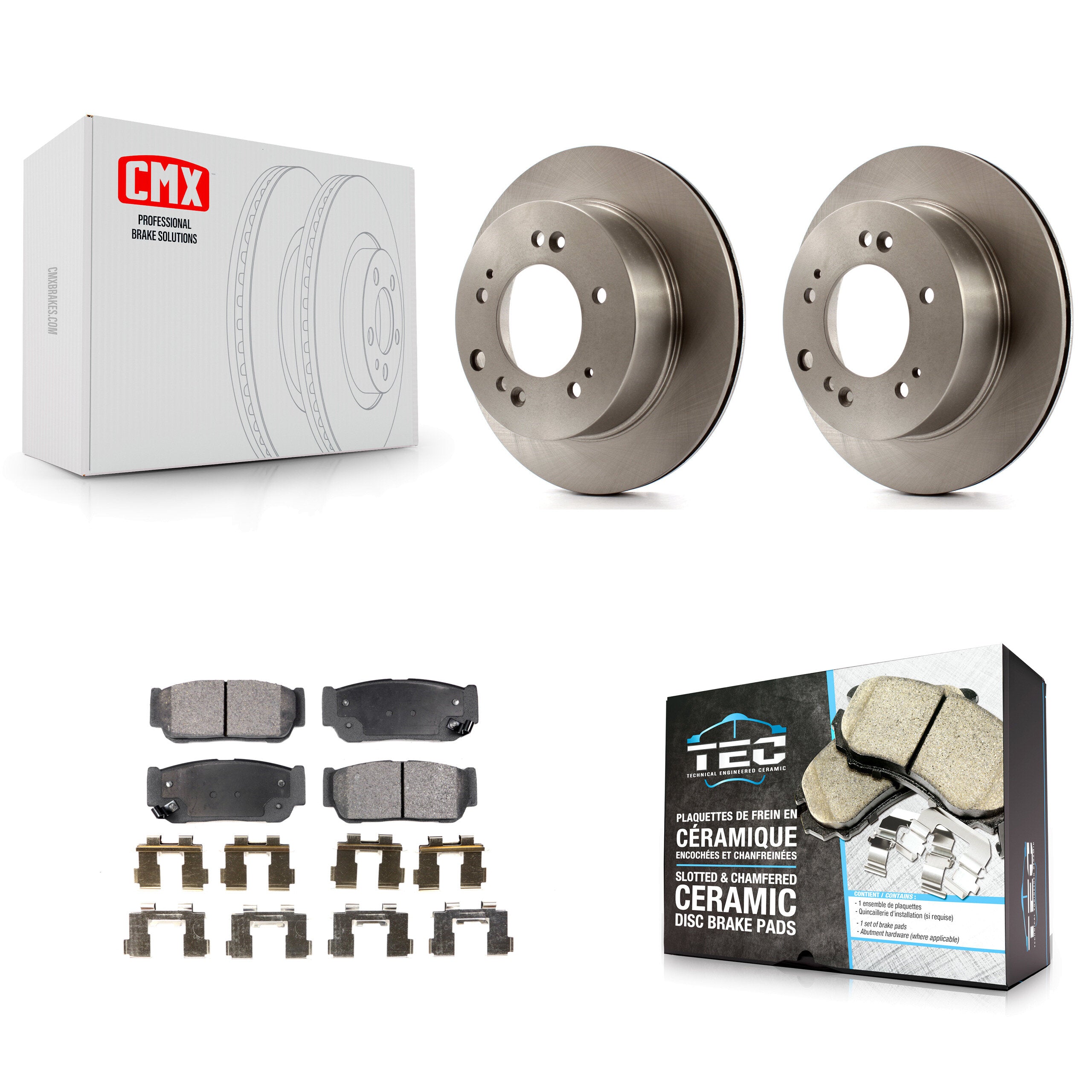 Transit Auto K8T-101997 Disc Brake Kit for 2007-2009 Kia Sorento - Rear product image