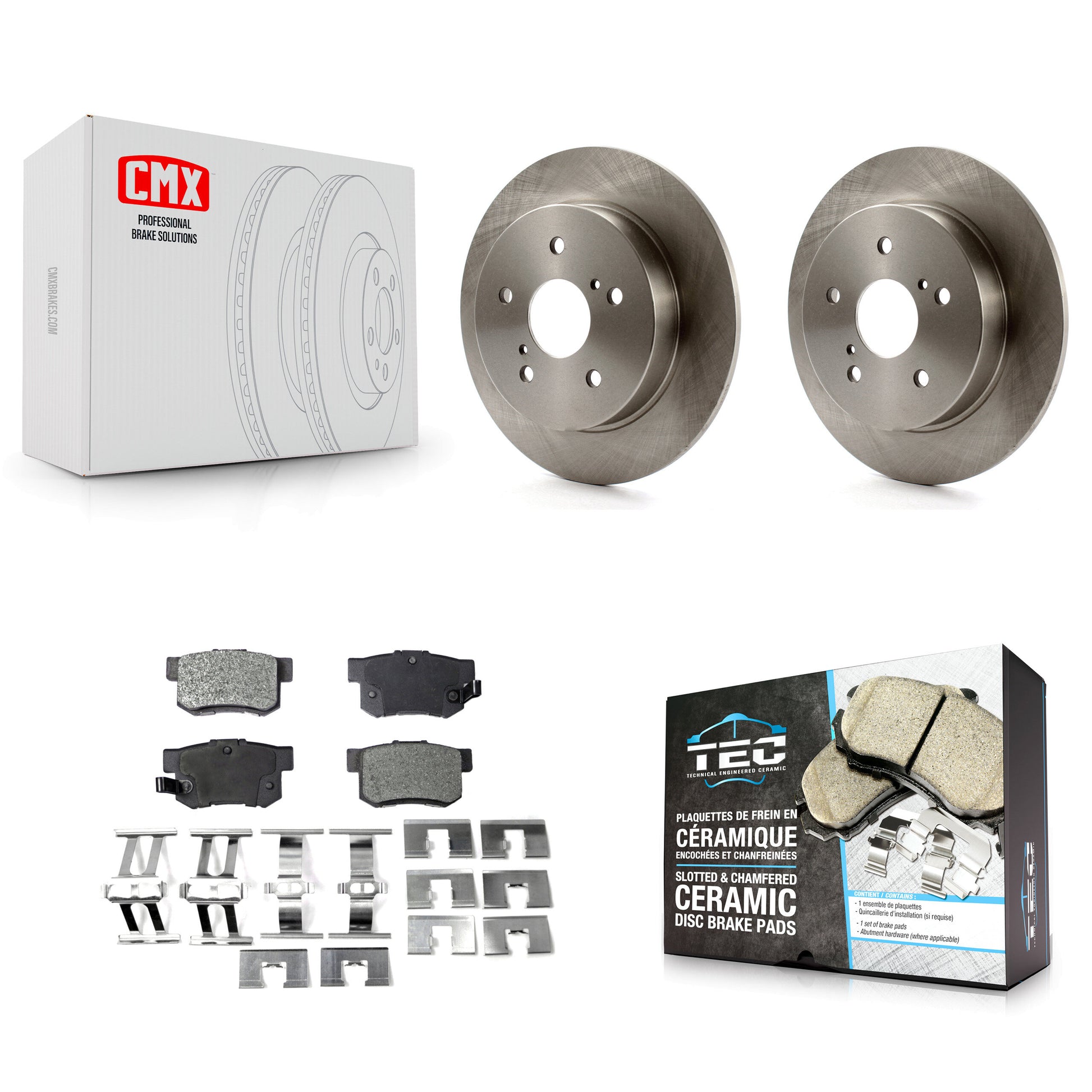 Transit Auto K8T-102002 Disc Brake Kit for 2007-2013 Suzuki SX4 Crossover, Suzuki SX4 - Rear product image