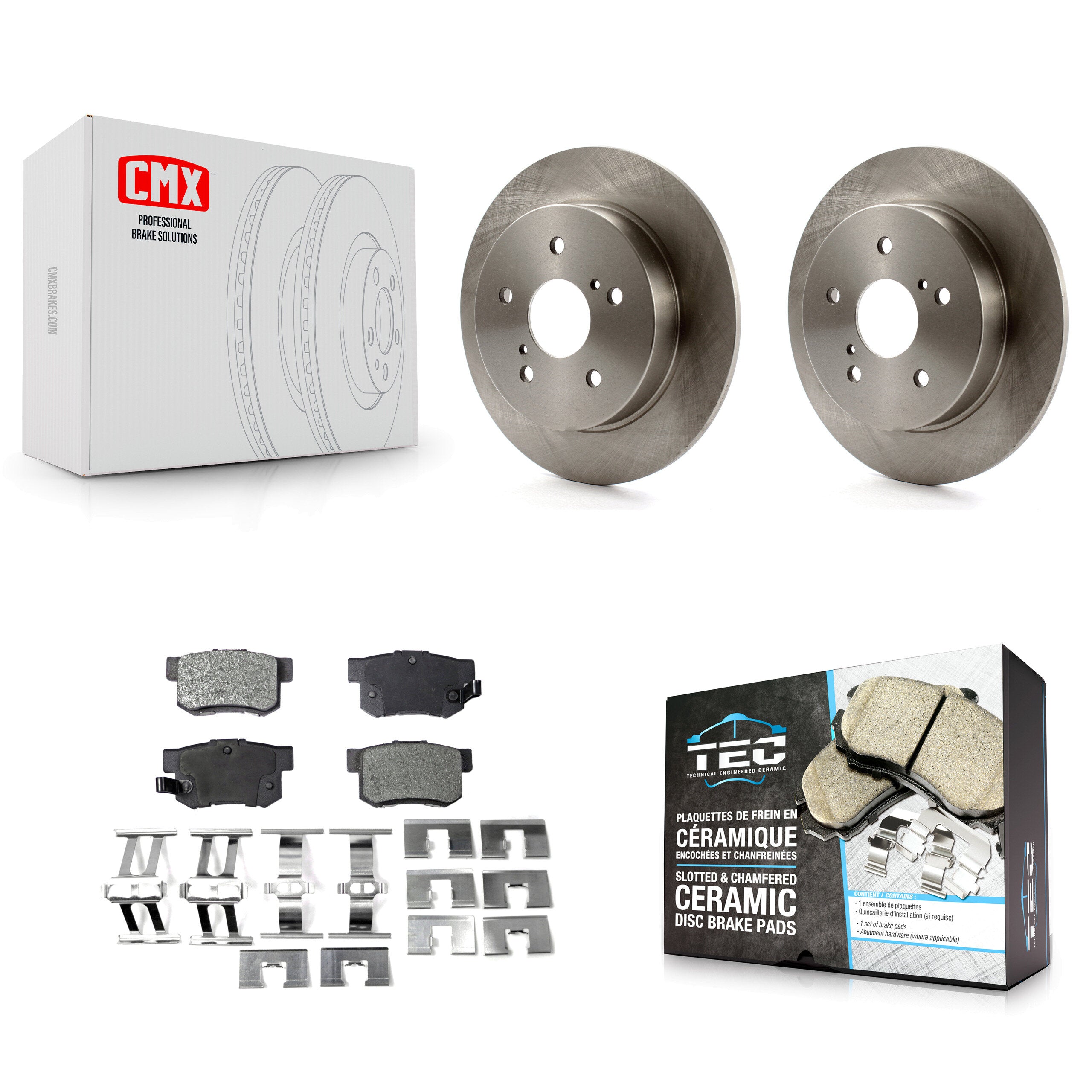 Transit Auto K8T-102002 Disc Brake Kit for 2007-2013 Suzuki SX4 Crossover, Suzuki SX4 - Rear product image