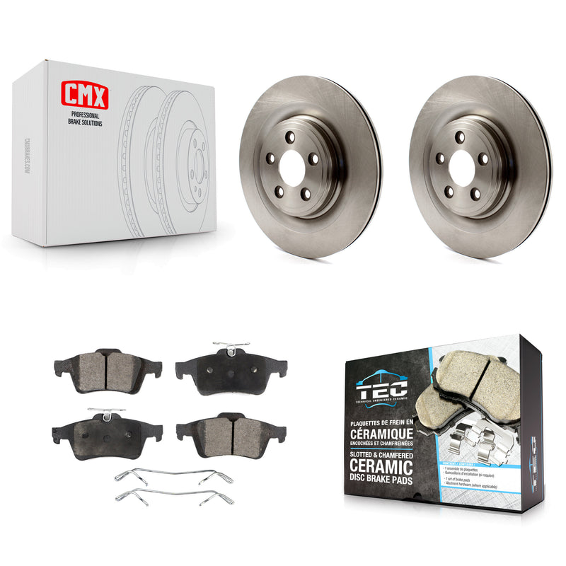 Transit Auto K8T-102009 Disc Brake Kit for 2005-2016 Jaguar XJ, Jaguar XF - Rear product image