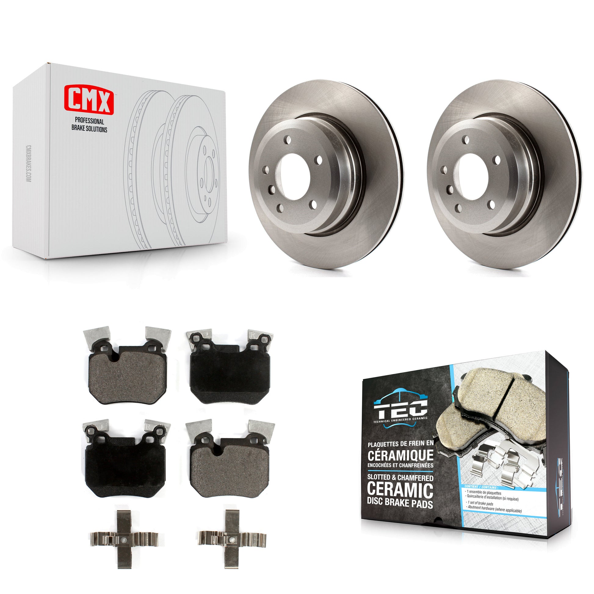 Transit Auto K8T-102016 Disc Brake Kit for 2008-2013 BMW 135is, BMW 135i - Rear product image