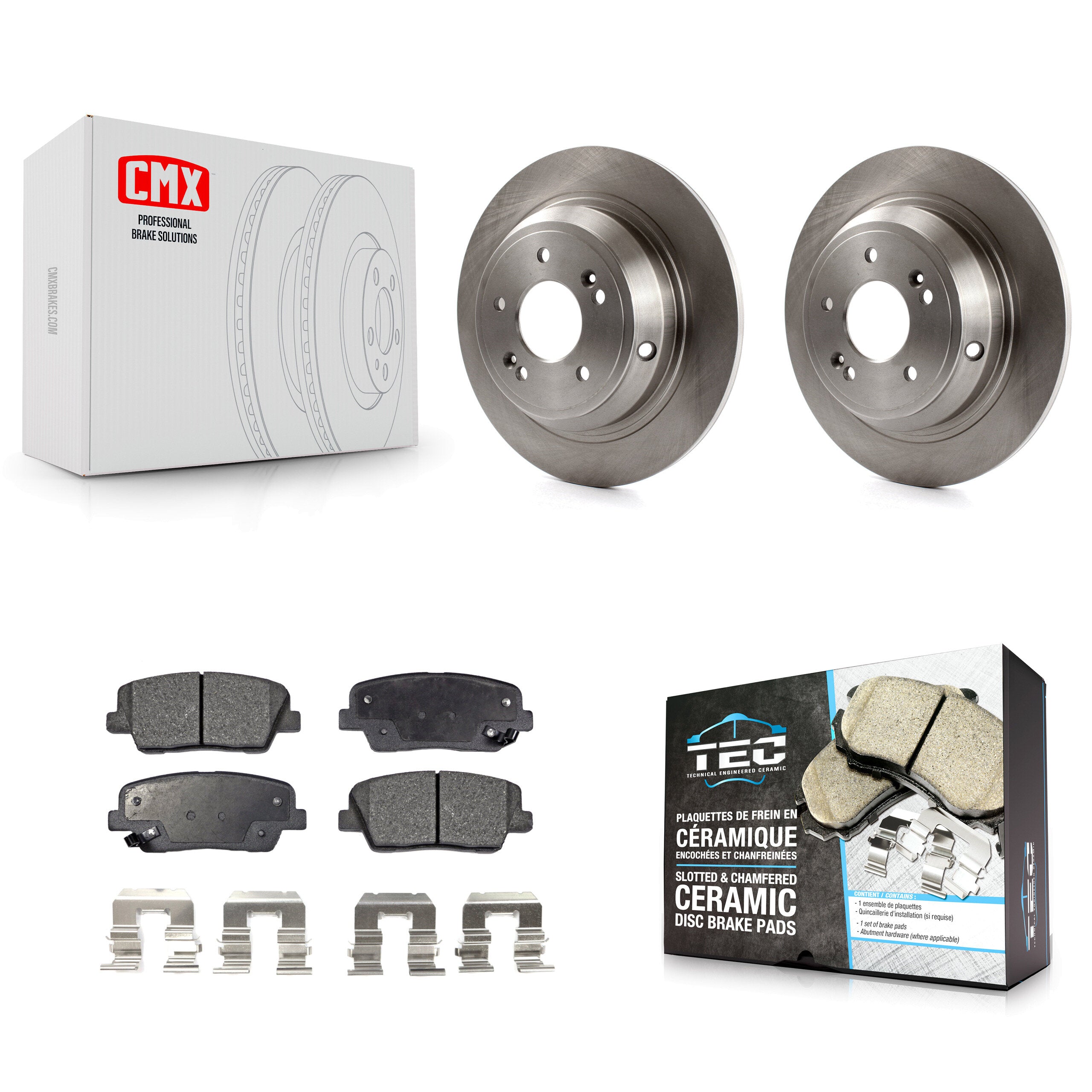 Transit Auto K8T-102021 Disc Brake Kit for 2009-2010 Hyundai Genesis - Rear product image
