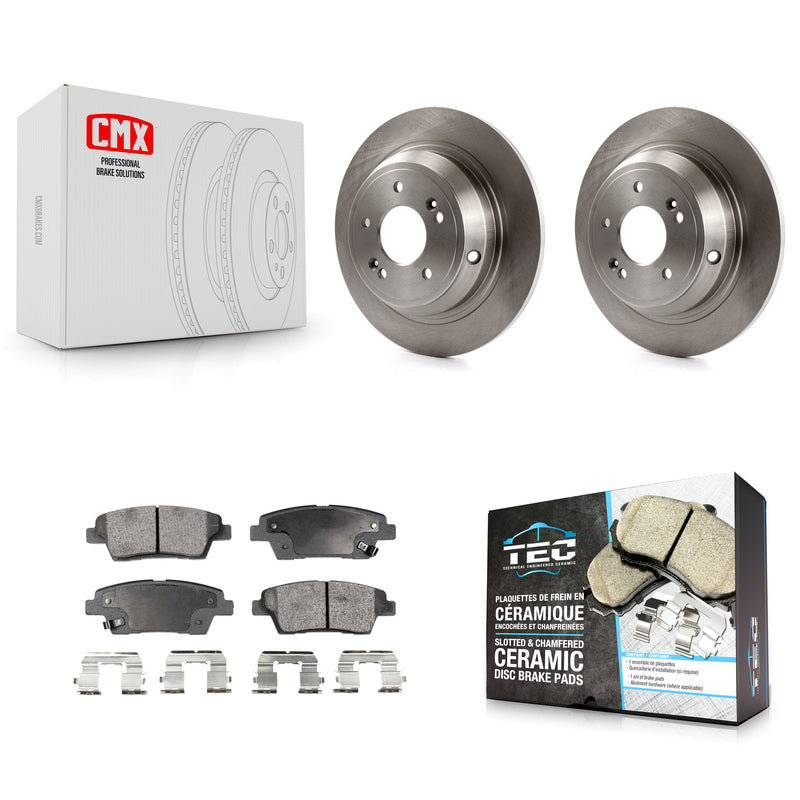 Transit Auto K8T-102022 Disc Brake Kit for 2010-2017 Genesis G80, Kia K900, Hyundai Genesis - Rear product image