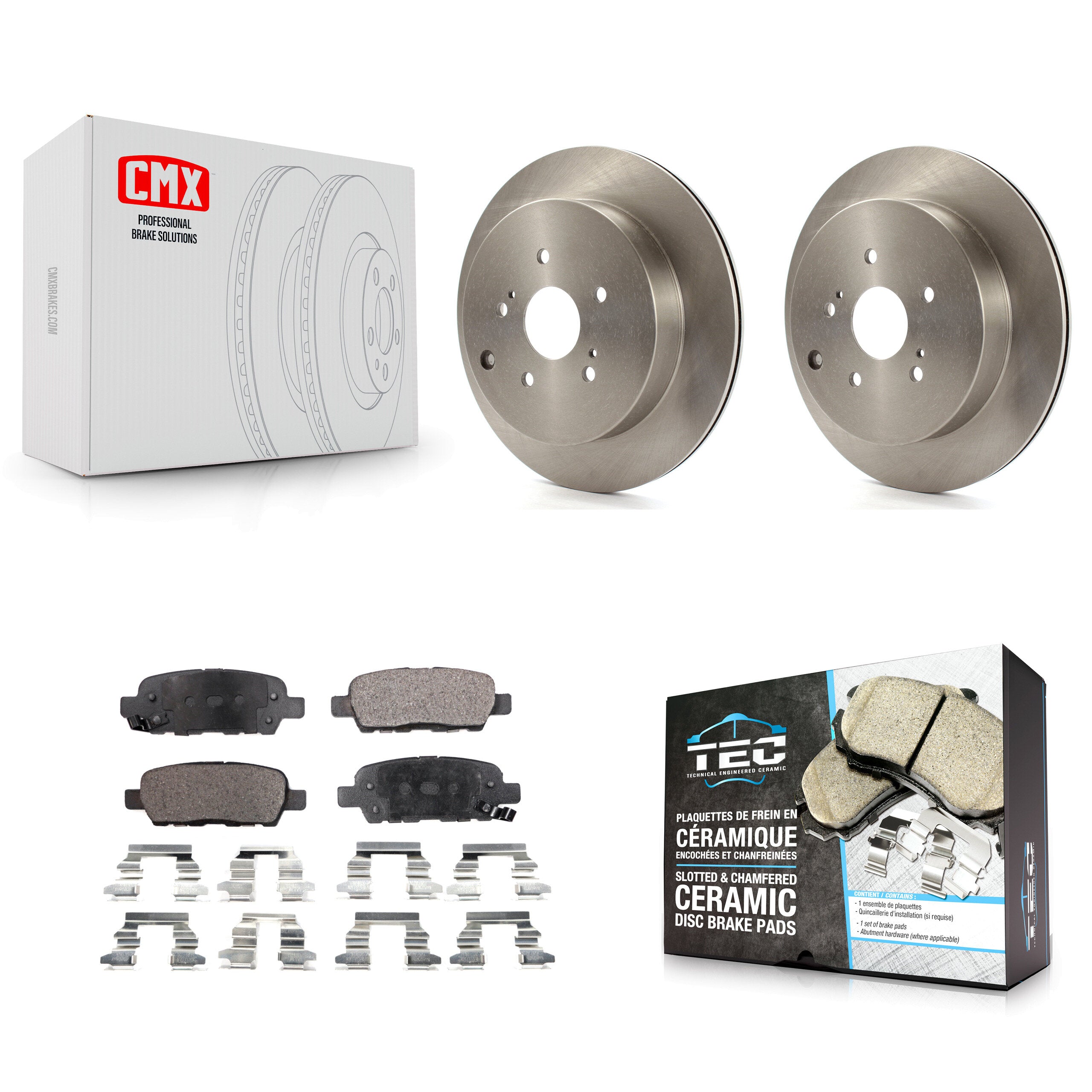Transit Auto K8T-102028 Disc Brake Kit for 2009-2013 Suzuki Grand Vitara - Rear product image