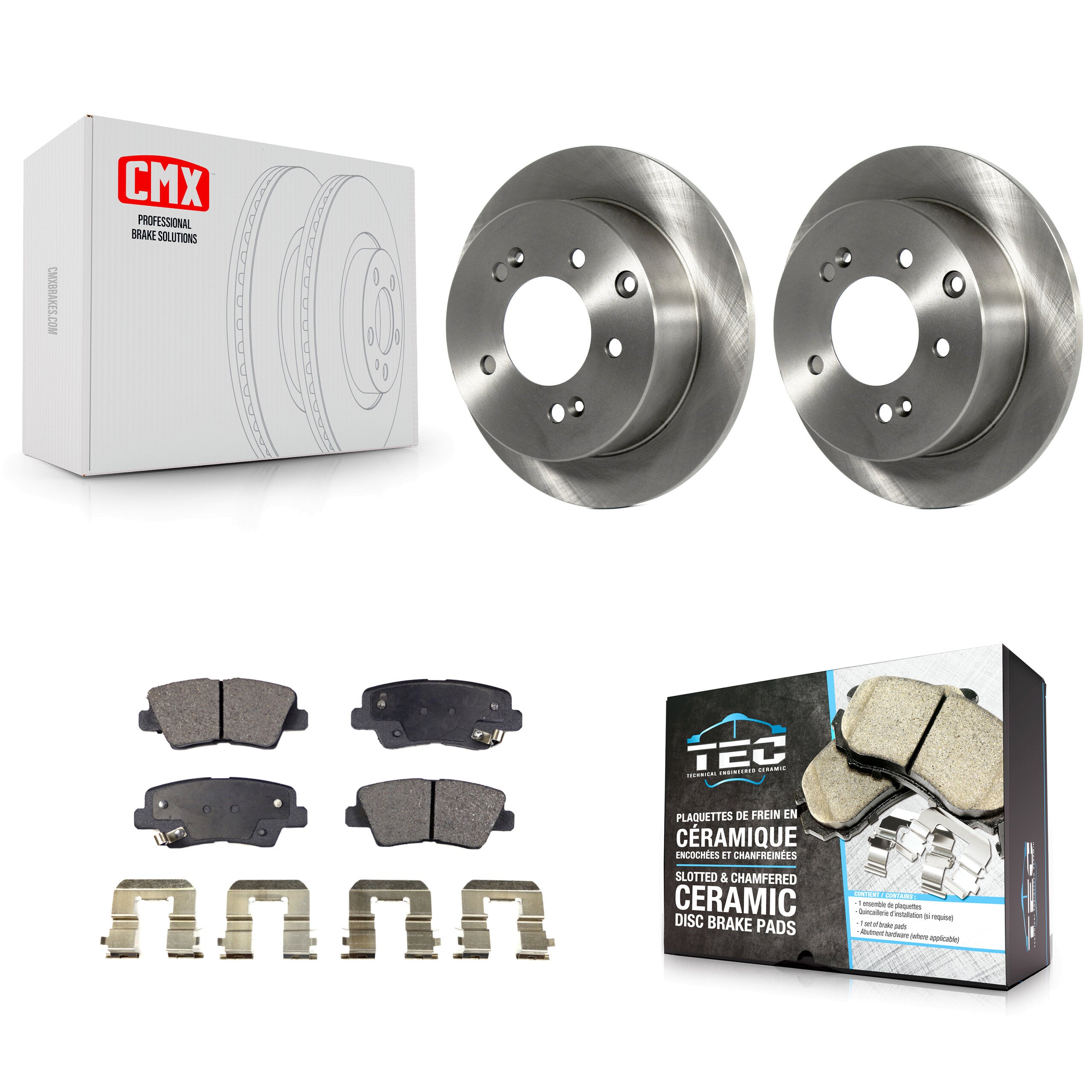Transit Auto K8T-102030 Disc Brake Kit for 2010-2013 Kia Soul - Rear product image