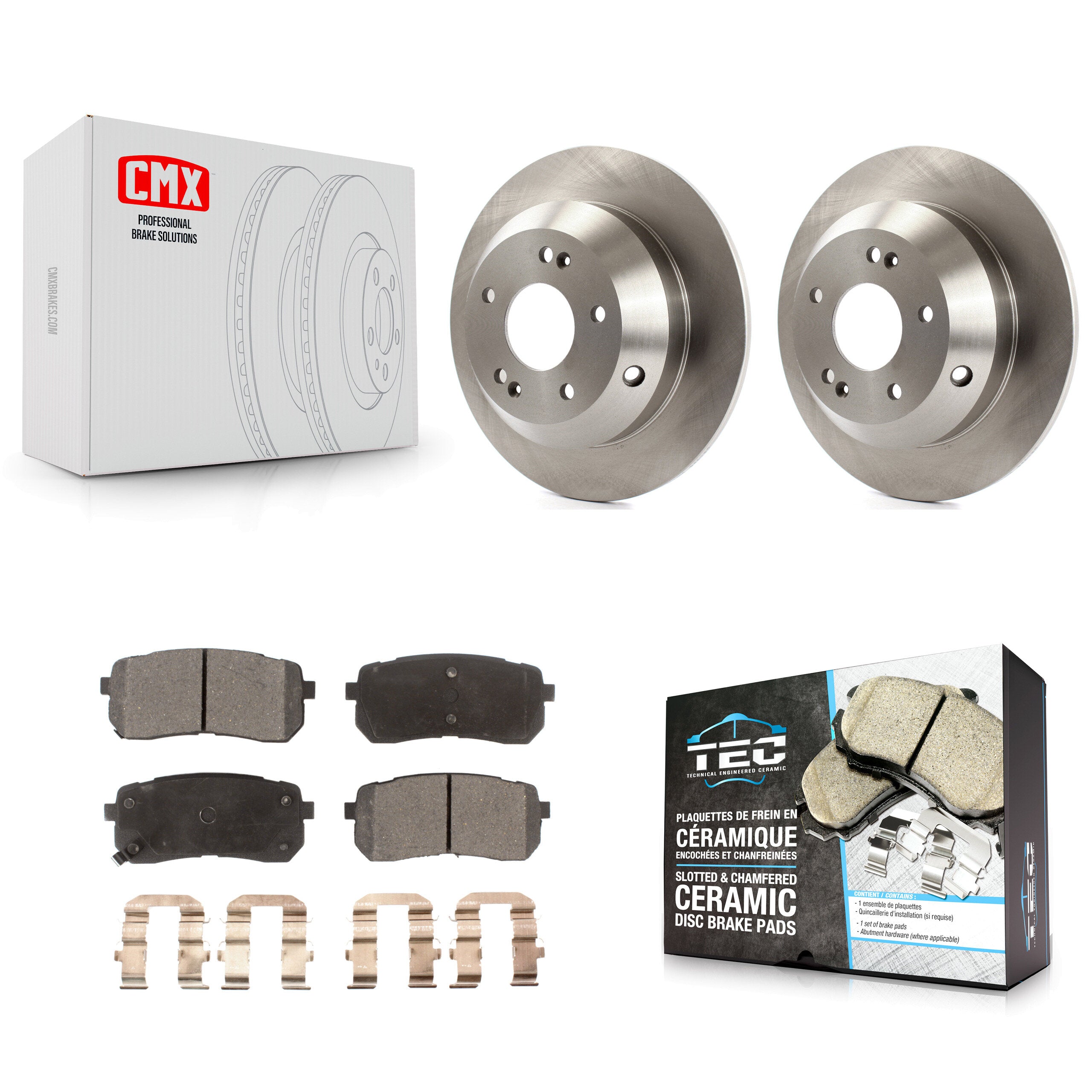 Transit Auto K8T-102037 Disc Brake Kit for 2015-2021 Kia Sedona - Rear product image