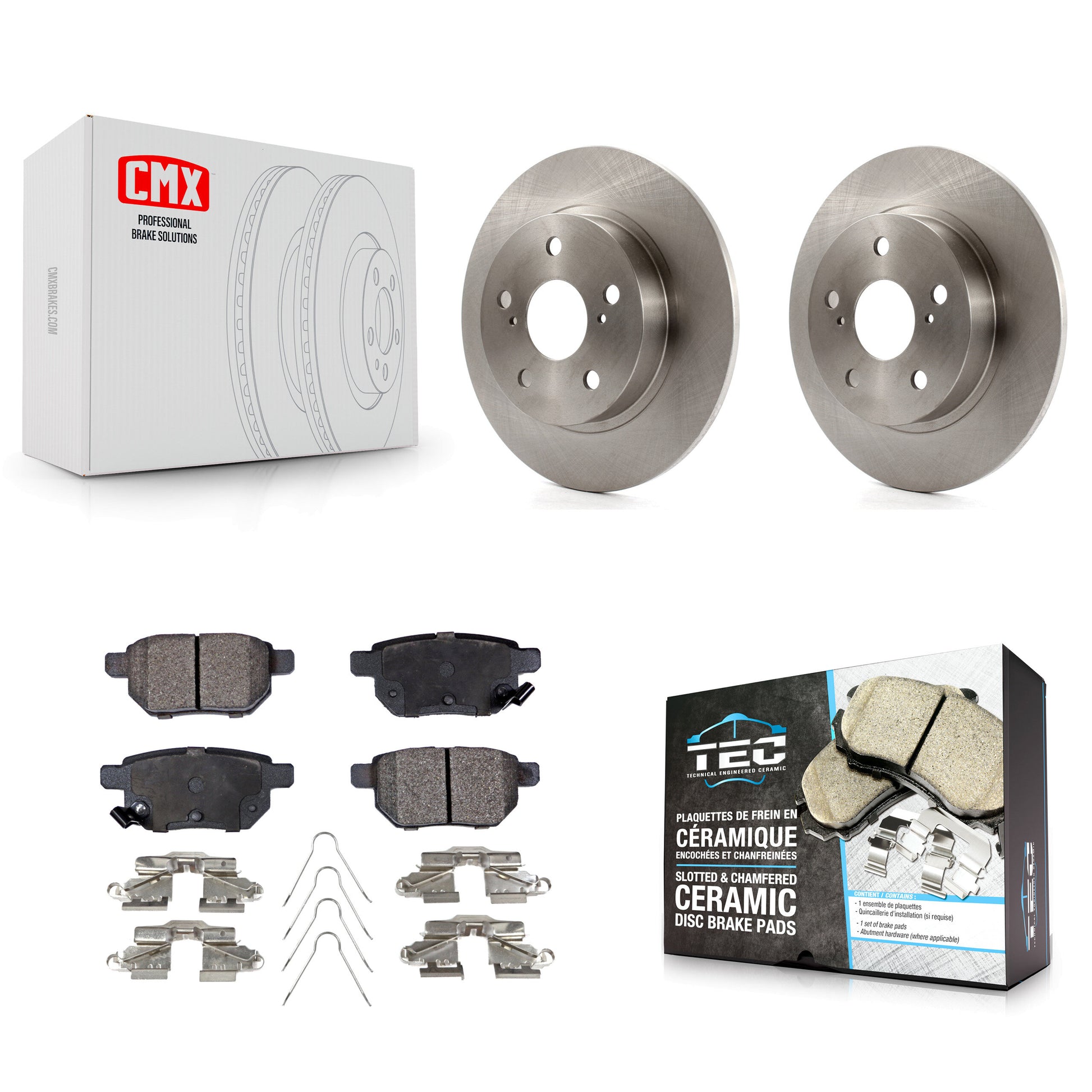 Transit Auto K8T-102045 Disc Brake Kit for 2011-2016 Scion tC - Rear product image