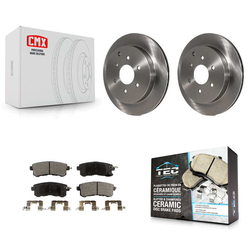 Transit Auto K8T-102046 Disc Brake Kit for 2011-2024 Nissan Armada, INFINITI QX80, INFINITI QX56 - Rear product image