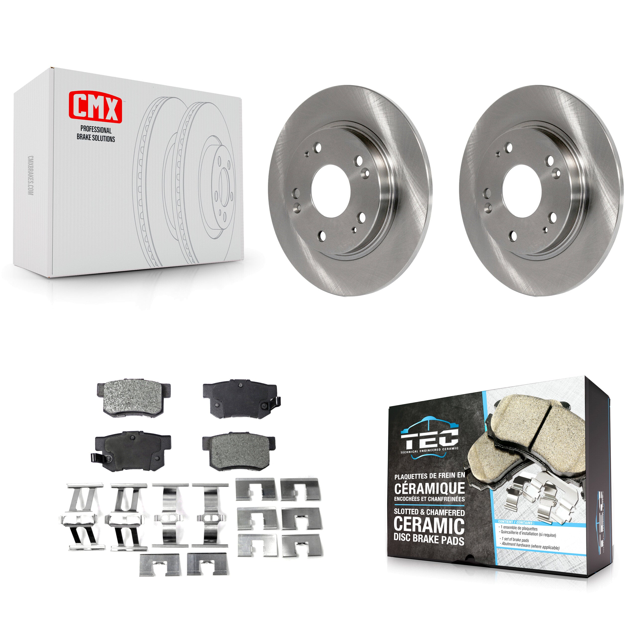 Transit Auto K8T-102054 Disc Brake Kit for 2011-2015 Honda CR-Z - Rear product image