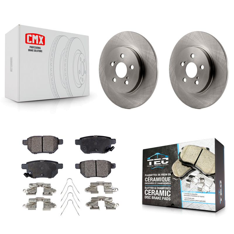 Transit Auto K8T-102055 Disc Brake Kit for 2011-2017 Lexus CT200h - Rear product image