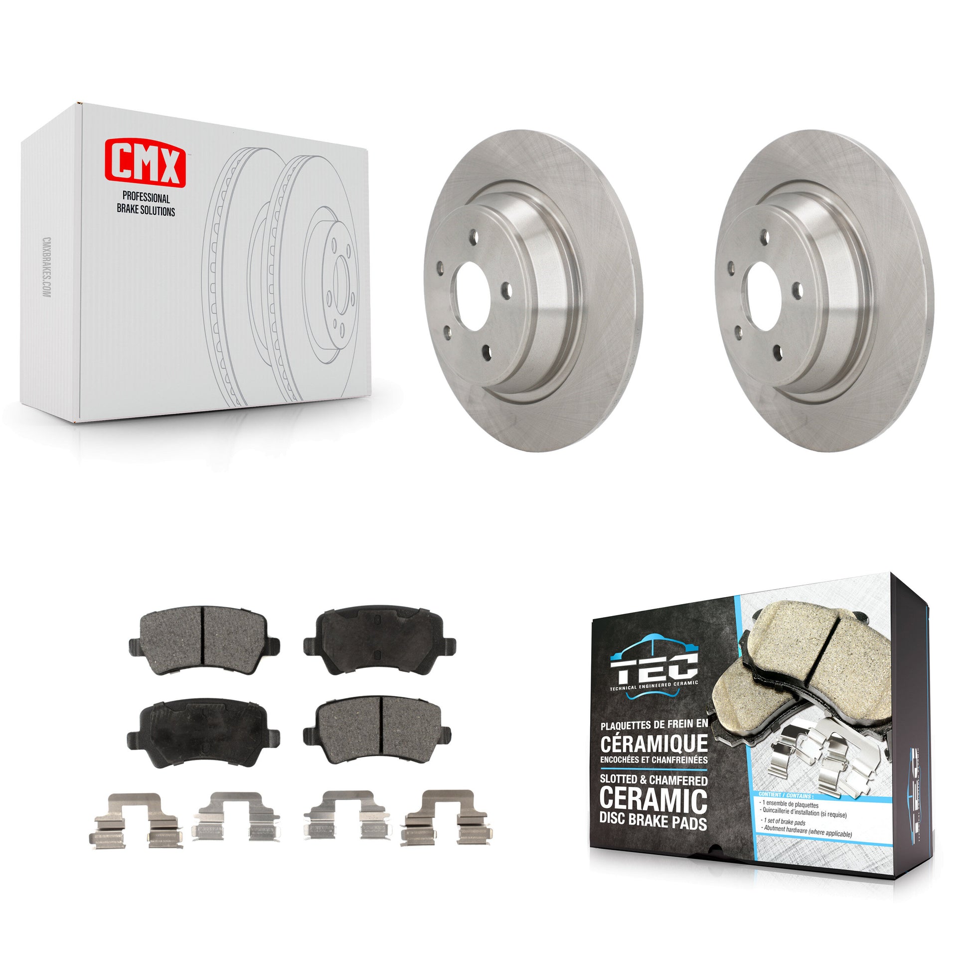Transit Auto K8T-102062 Disc Brake Kit for 2012-2015 Land Rover Range Rover Evoque - Rear product image