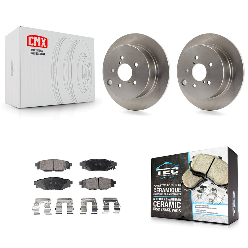 Transit Auto K8T-102066 Disc Brake Kit for 2012-2023 Subaru Crosstrek, Subaru Impreza, Subaru Forester & more - Rear product image